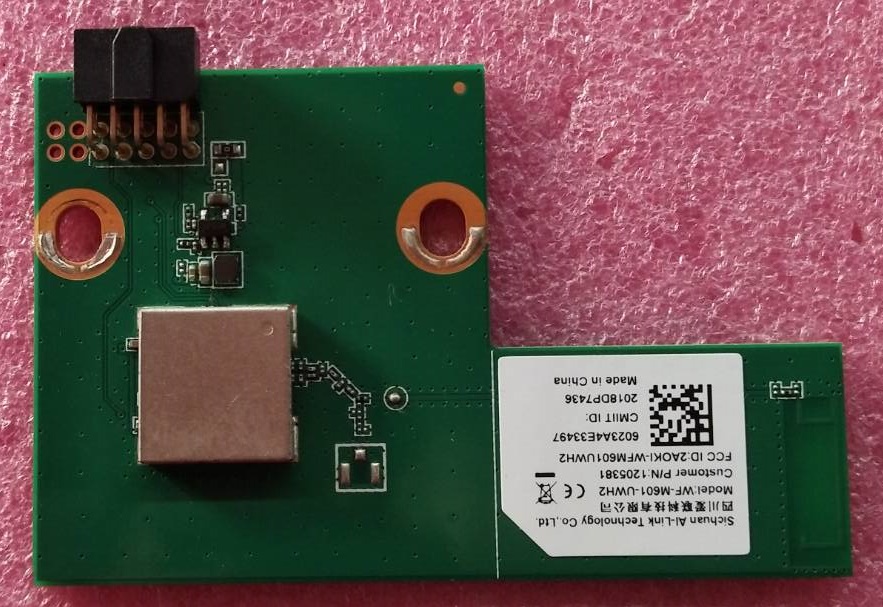 ตัวรับสัญญาณ Wifi HISENSE (ไฮเซน) อะไหล่แท้/มือสองพร้อมใช้งาน ใช้กับรุ่น 43B6000PW พาร์ท WF-M601-UWH2