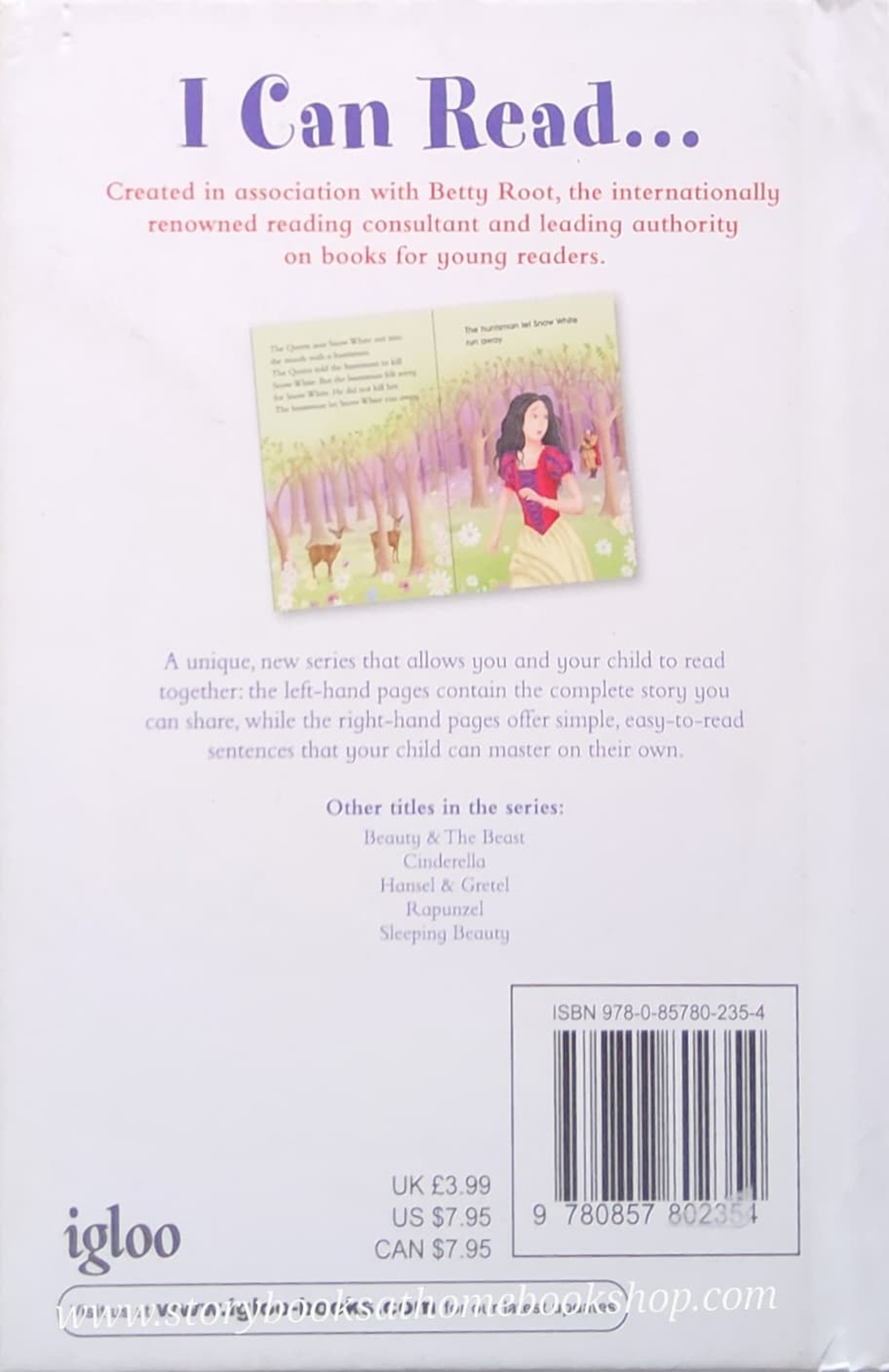 หนังสือนิทานปกแข็ง** 🍅I CAN READ..SNOW WHITE