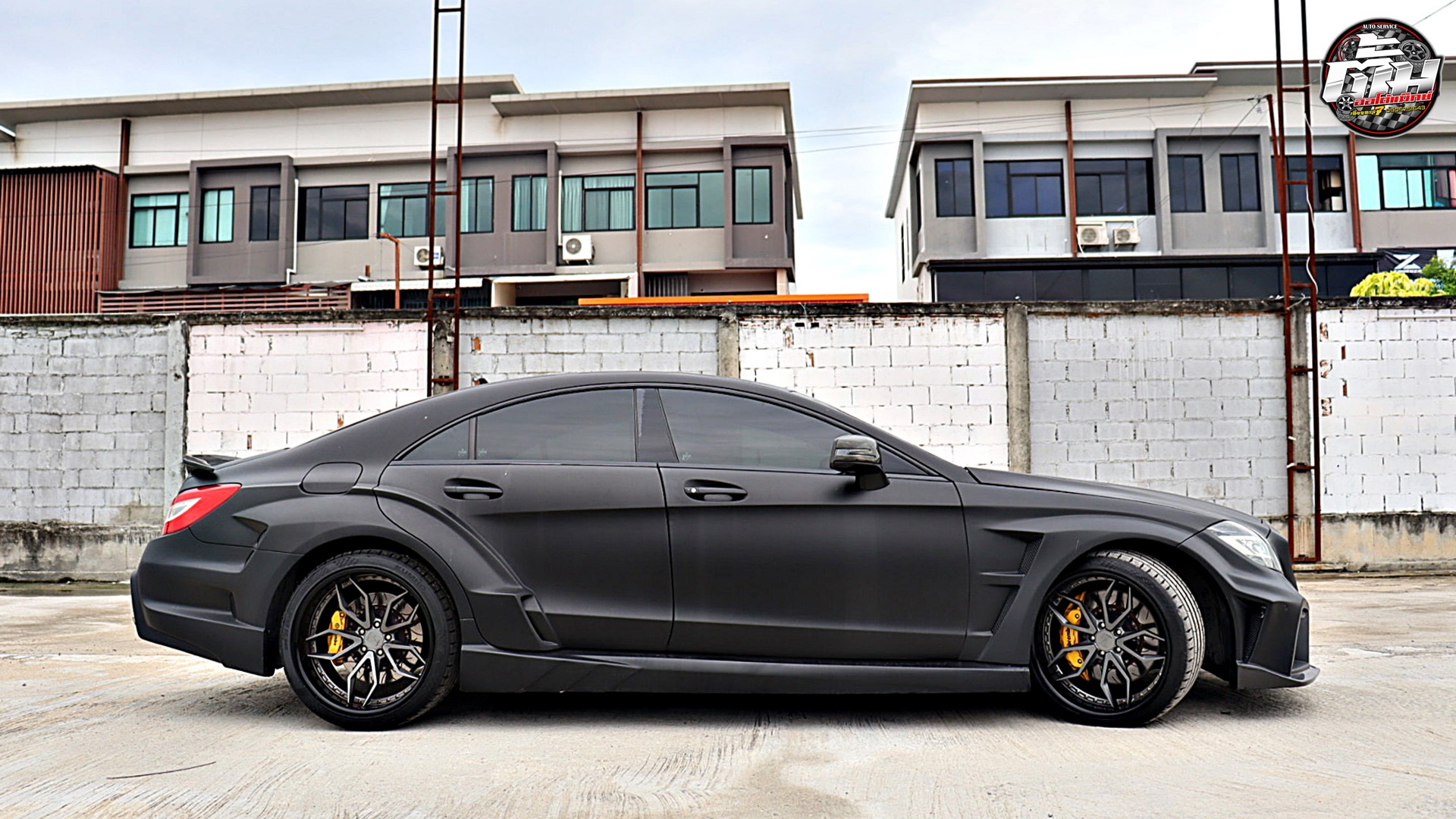 Mercedes Benz CLS350 เปลี่ยนยางCONTINENTAL SPORT CONTACT7 F 255/35R20 97Y KUMHO ECSTA PS91 R 295/30R20 101Y