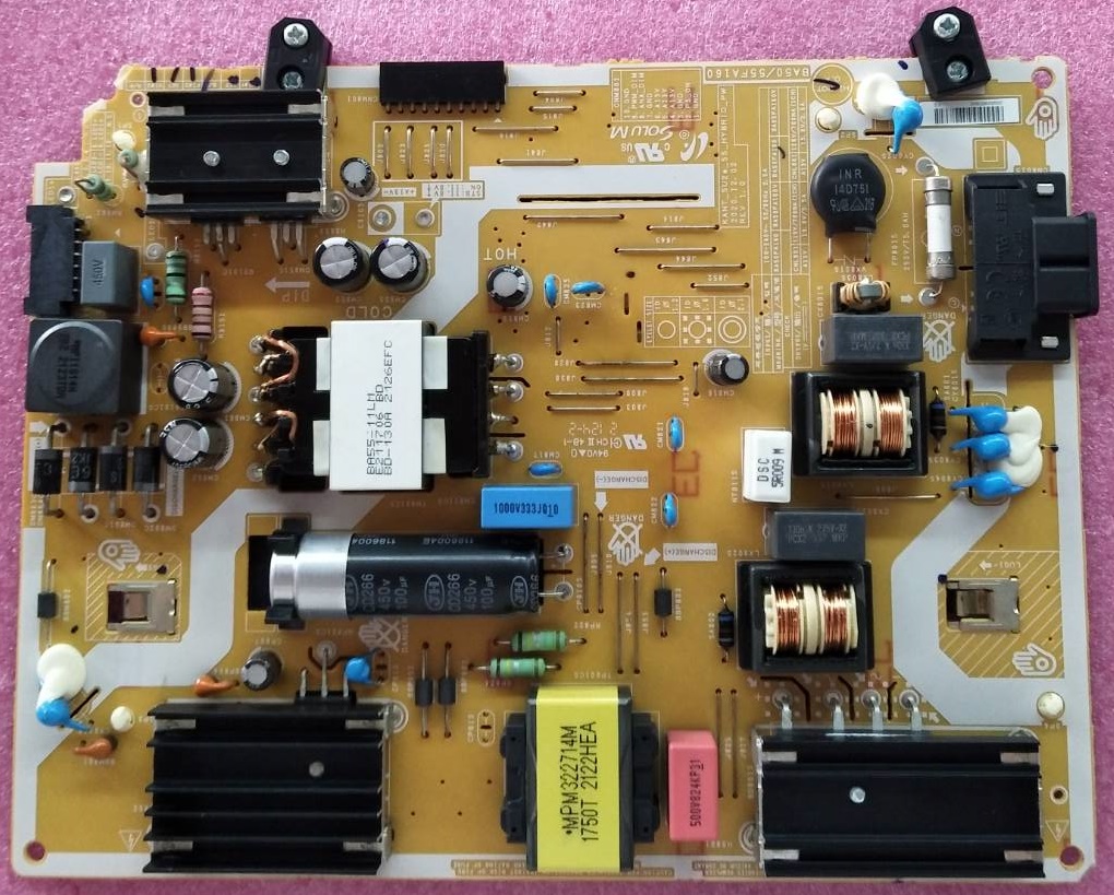 เพาเวอร์ซัพพลายทีวี ซัมซุง SAMSUNG ของแท้ถอดจากเครื่อง รุ่นUA55AU7000 พาร์ทBA50/55FA160