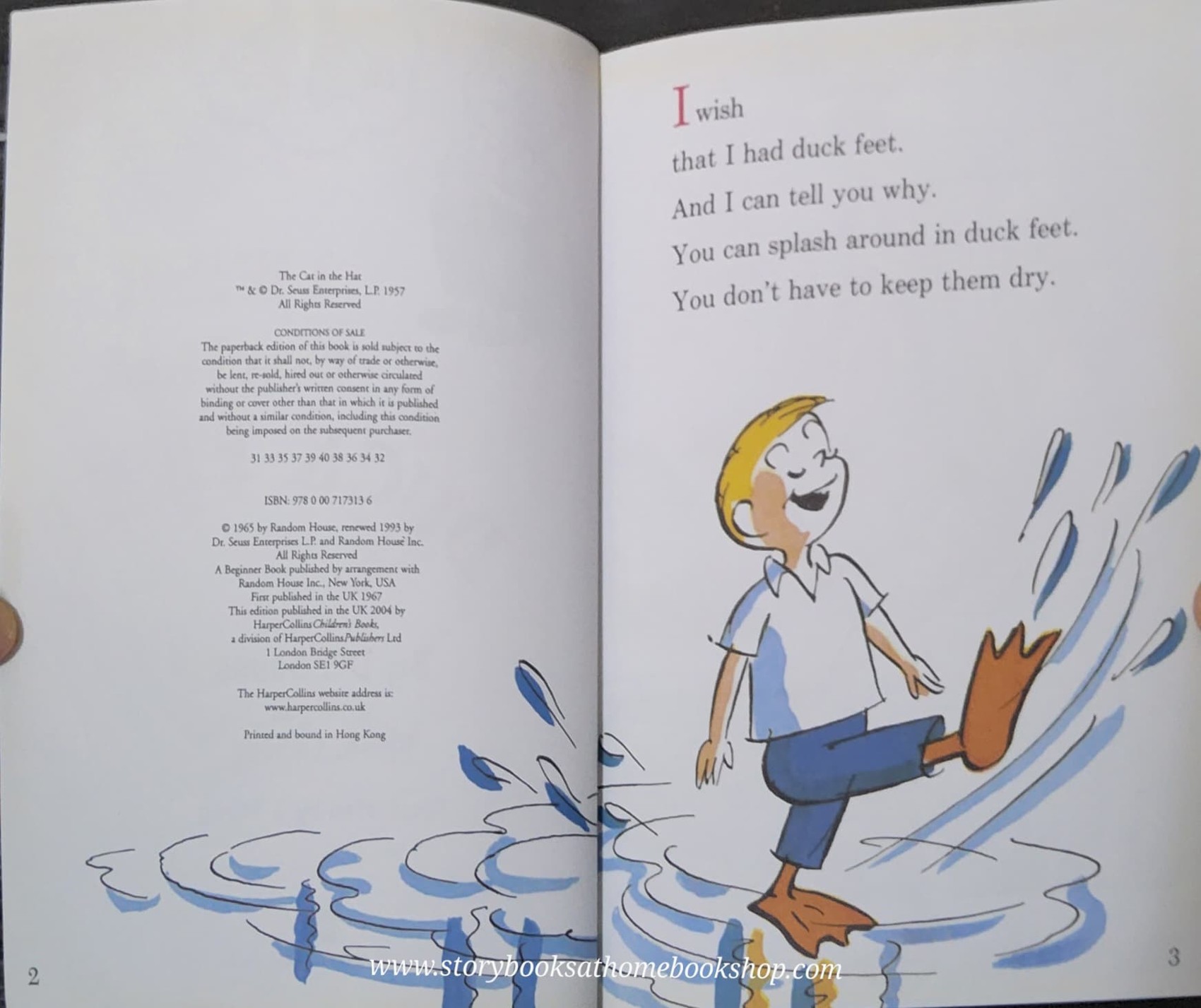 หนังสือนิทานปกอ่อน** 🍅I WISH THAT I HAD DUCK FEET BY DR.SEUSS