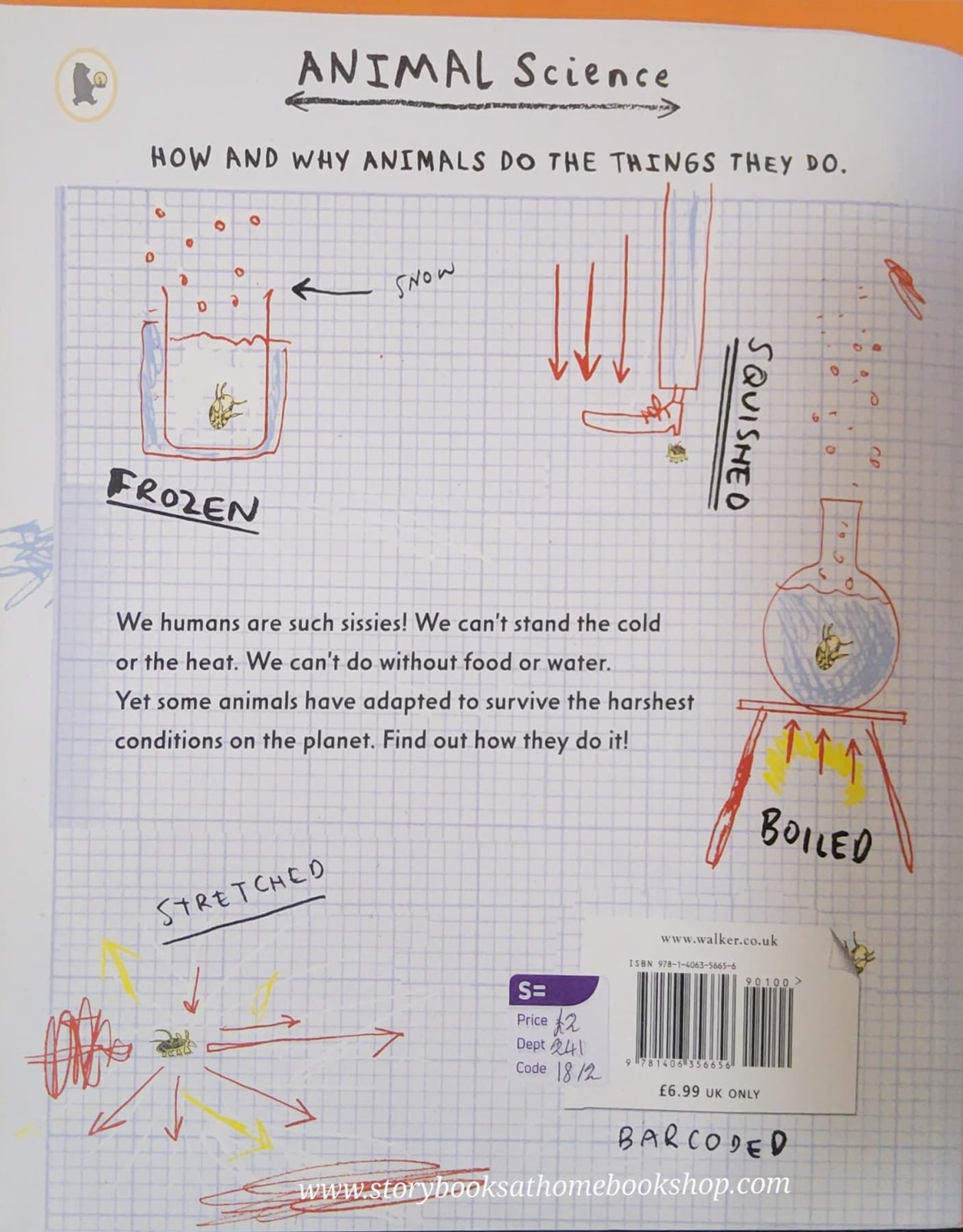 หนังสือนิทานปกอ่อน ความรู้** 🍅🍓ANIMAL SCIENCE: SURVIVORS THE TOUGHEST CREATURES ON EARTH