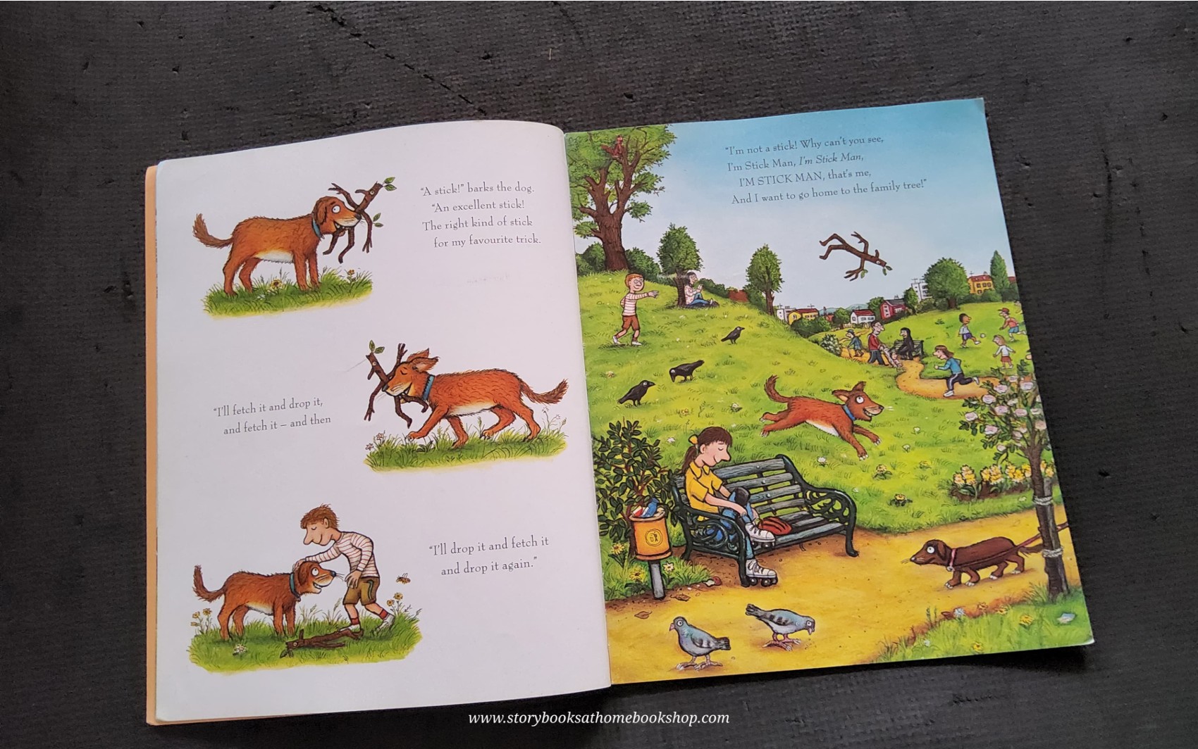 หนังสือนิทานปกอ่อน ** 🍅🍓STICK MAN BY JULIA DONALDSON.AXEL SCHEFFLER