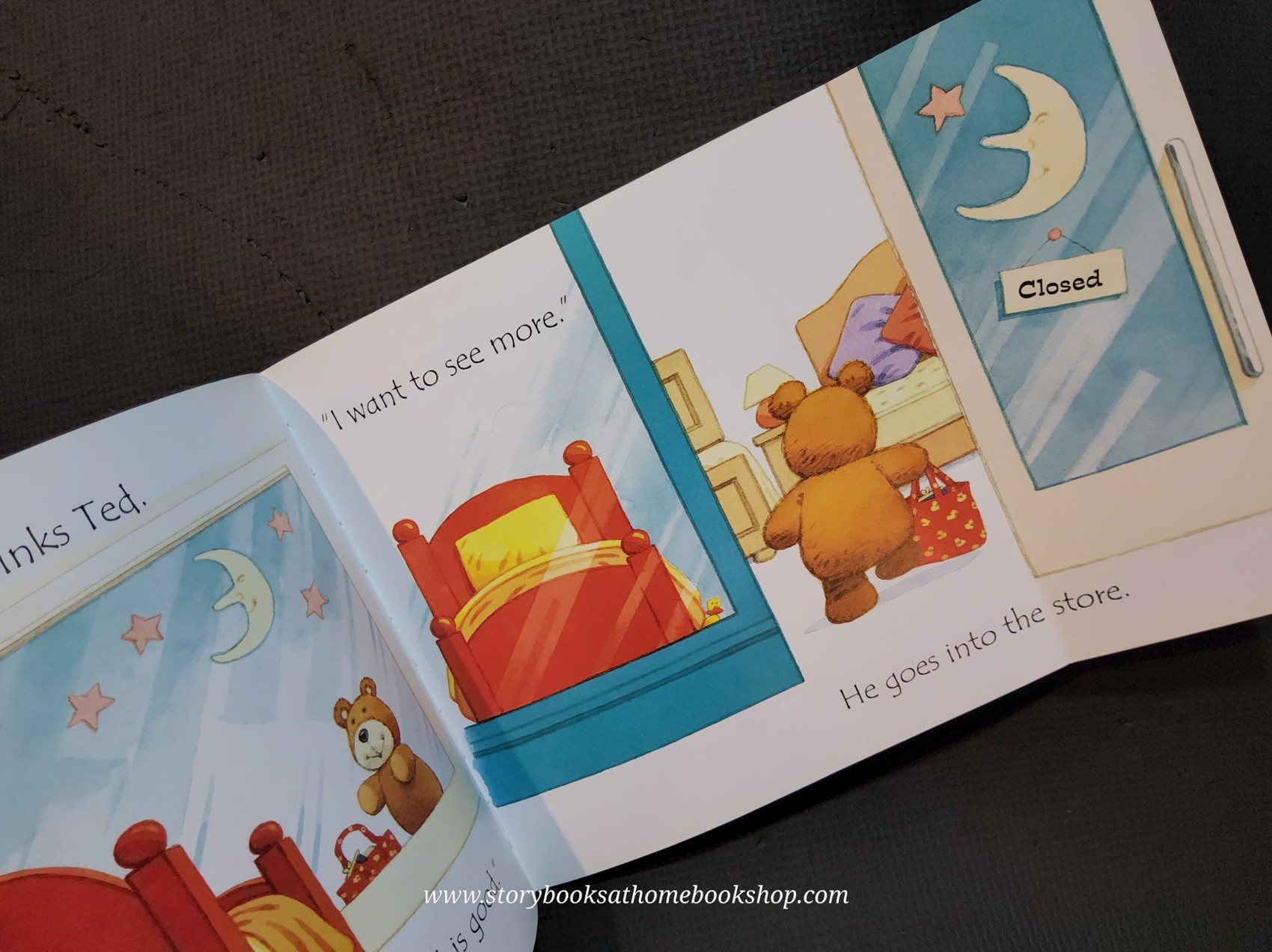 หนังสือนิทานปกอ่อน** 🍅🍓USBORNE PHONICS READERS: TED IN A RED BED♥️♥️