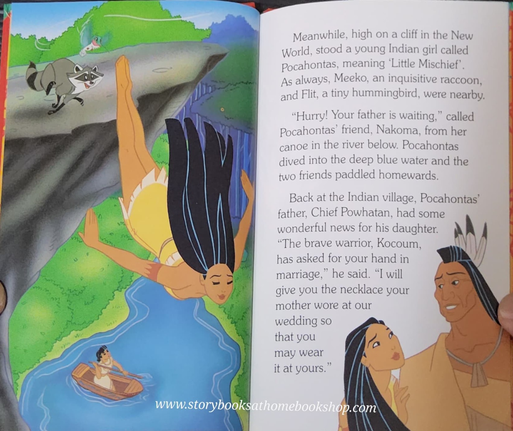 หนังสือนิทานปกแข็ง** 🍅🍅DISNEY POCAHONTAS