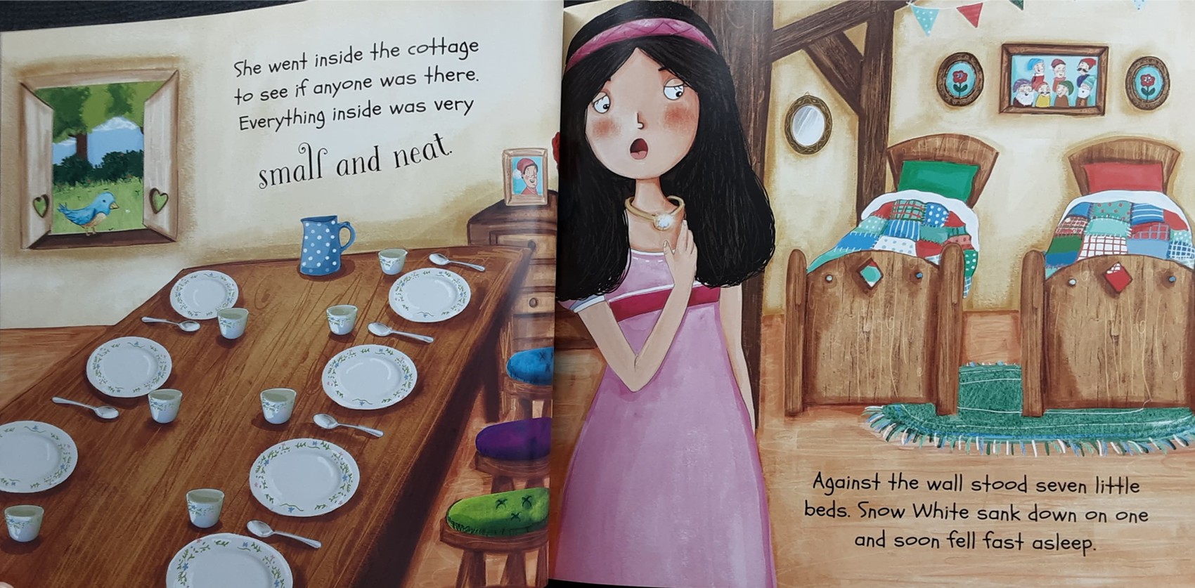 หนังสือนิทานปกอ่อน 🍅🍓Princess Time Snow White and the Seven Dwarfs