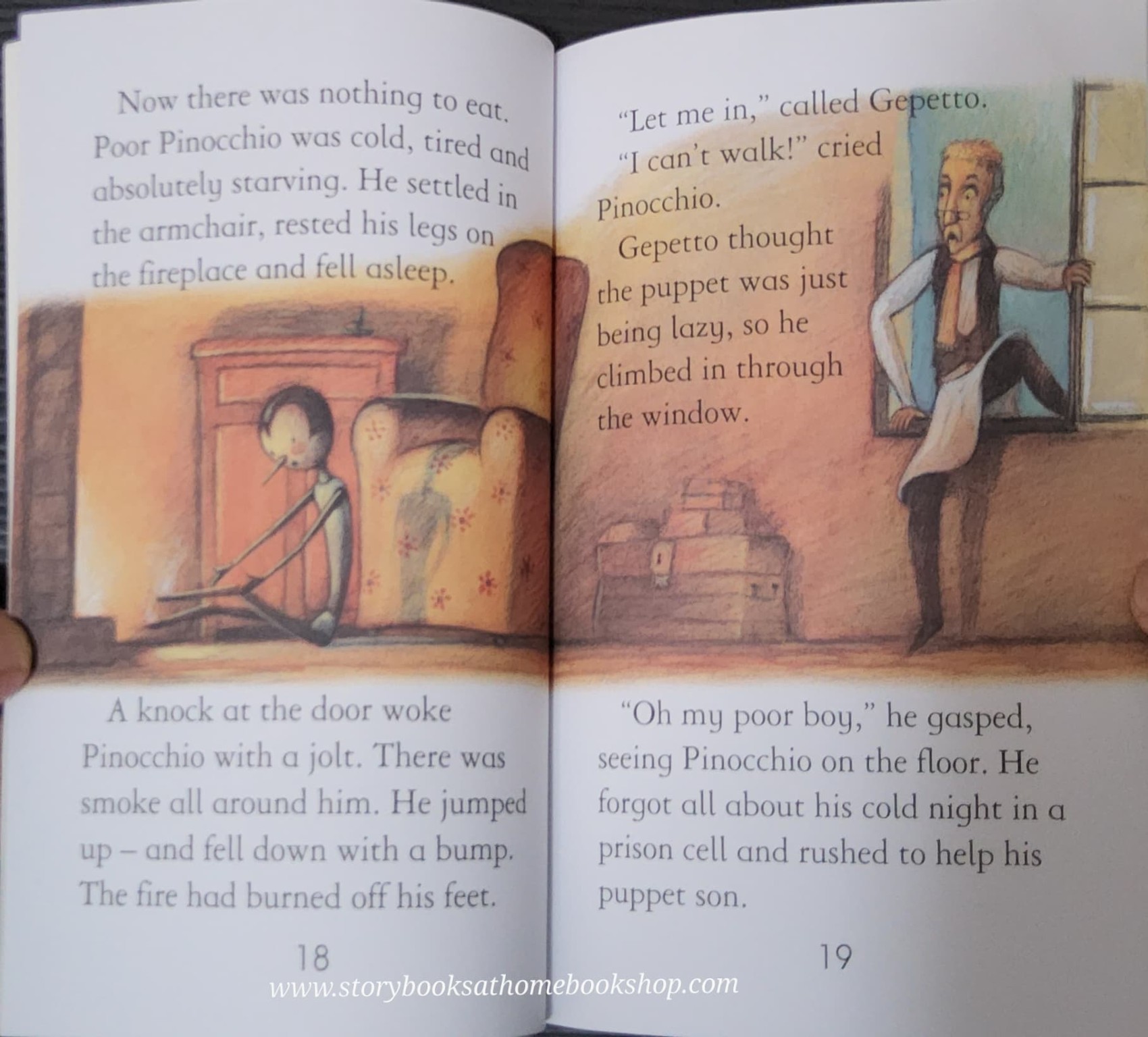 หนังสือนิทานปกอ่อน** 🍅🍅USBORNE YOUNG READING:PINOCCHIO