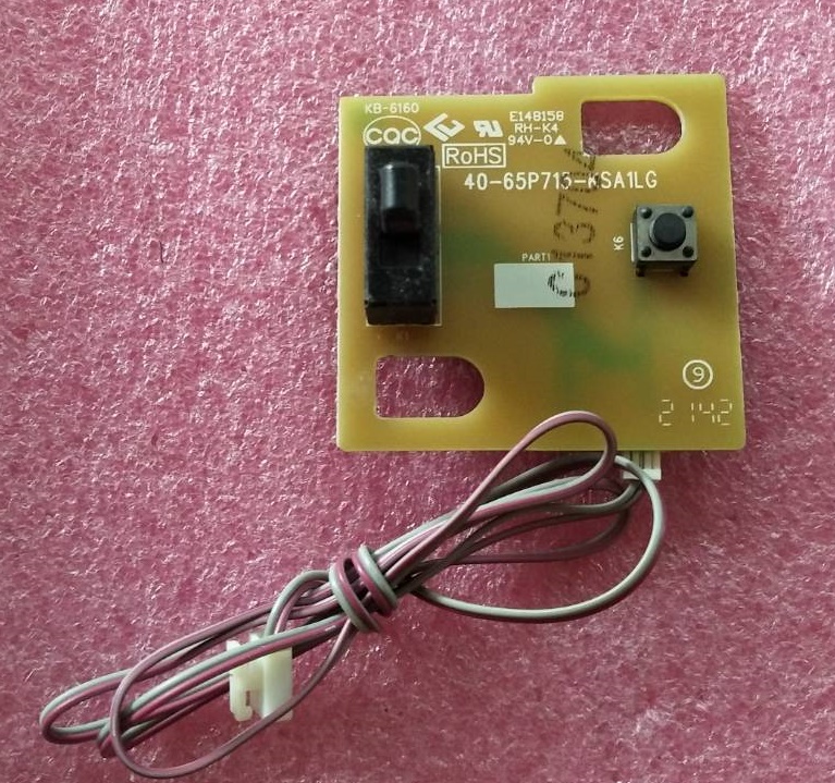 ตัวรับสัญญาณ รีโมทย์ทีวี TCL (ทีซีแอล) ของแท้ถอดจากเครื่อง รุ่น43P735 พาร์ท40-65P713-KSA1LG