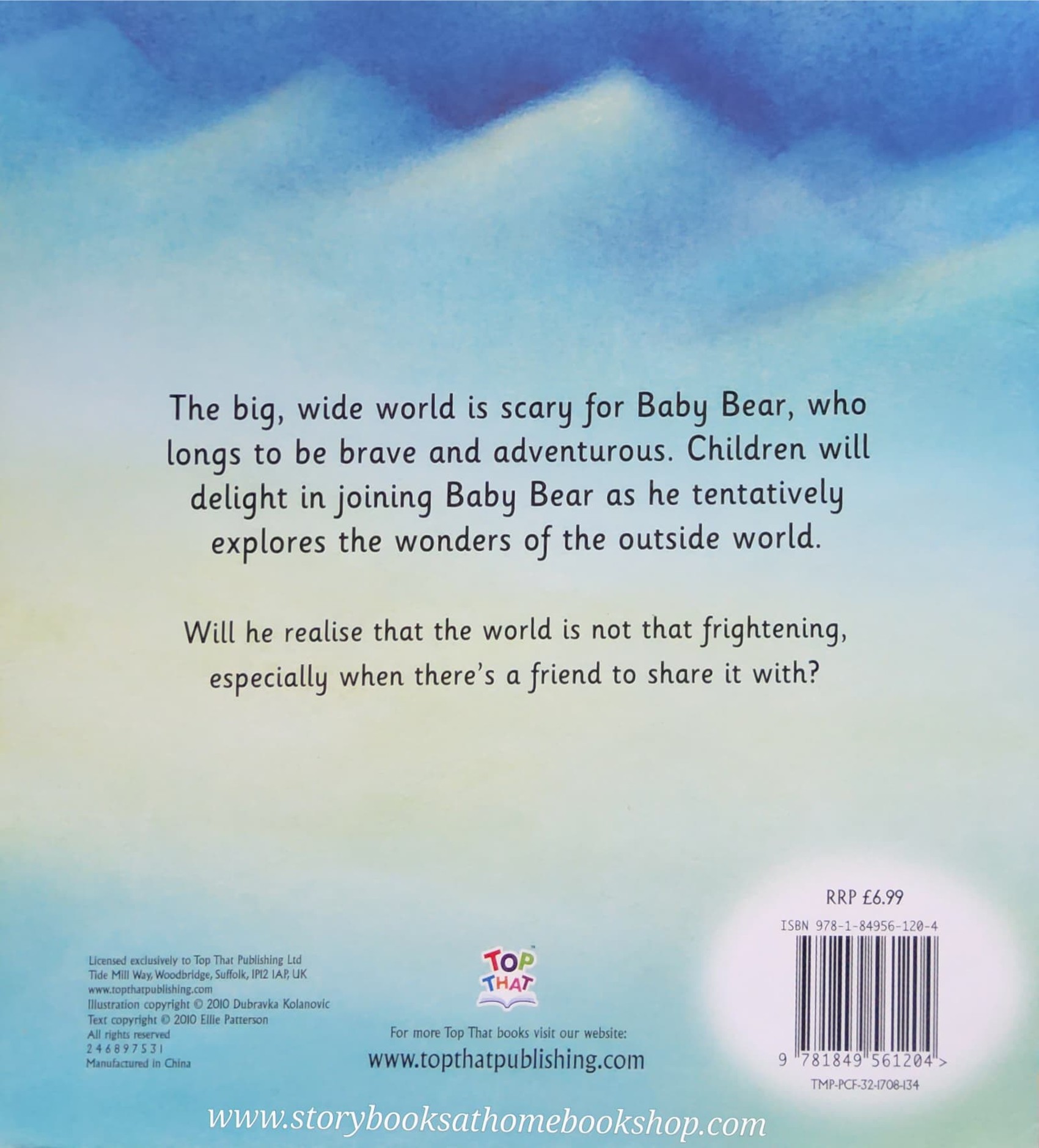 หนังสือนิทานปกอ่อน** 🍅BABY BEAR AND THE BIG,WIDE WORLD BY DUBRAVKA KOLANOVIC AND ELLIE PATTERSON