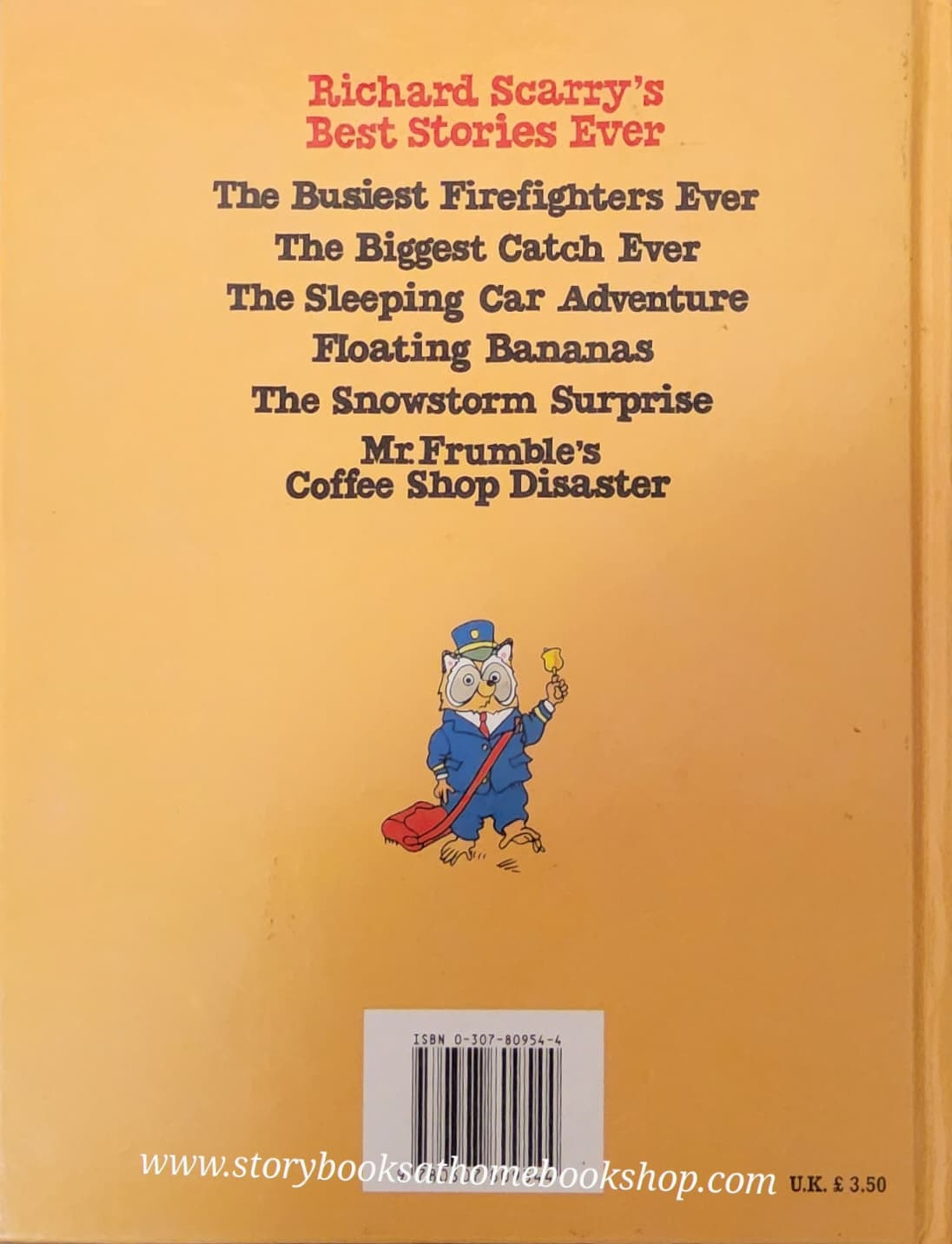 หนังสือนิทานปกแข็ง** 🍅🍅THE SLEEPING CAR ADVENTURE BY RICHARD SCARRY