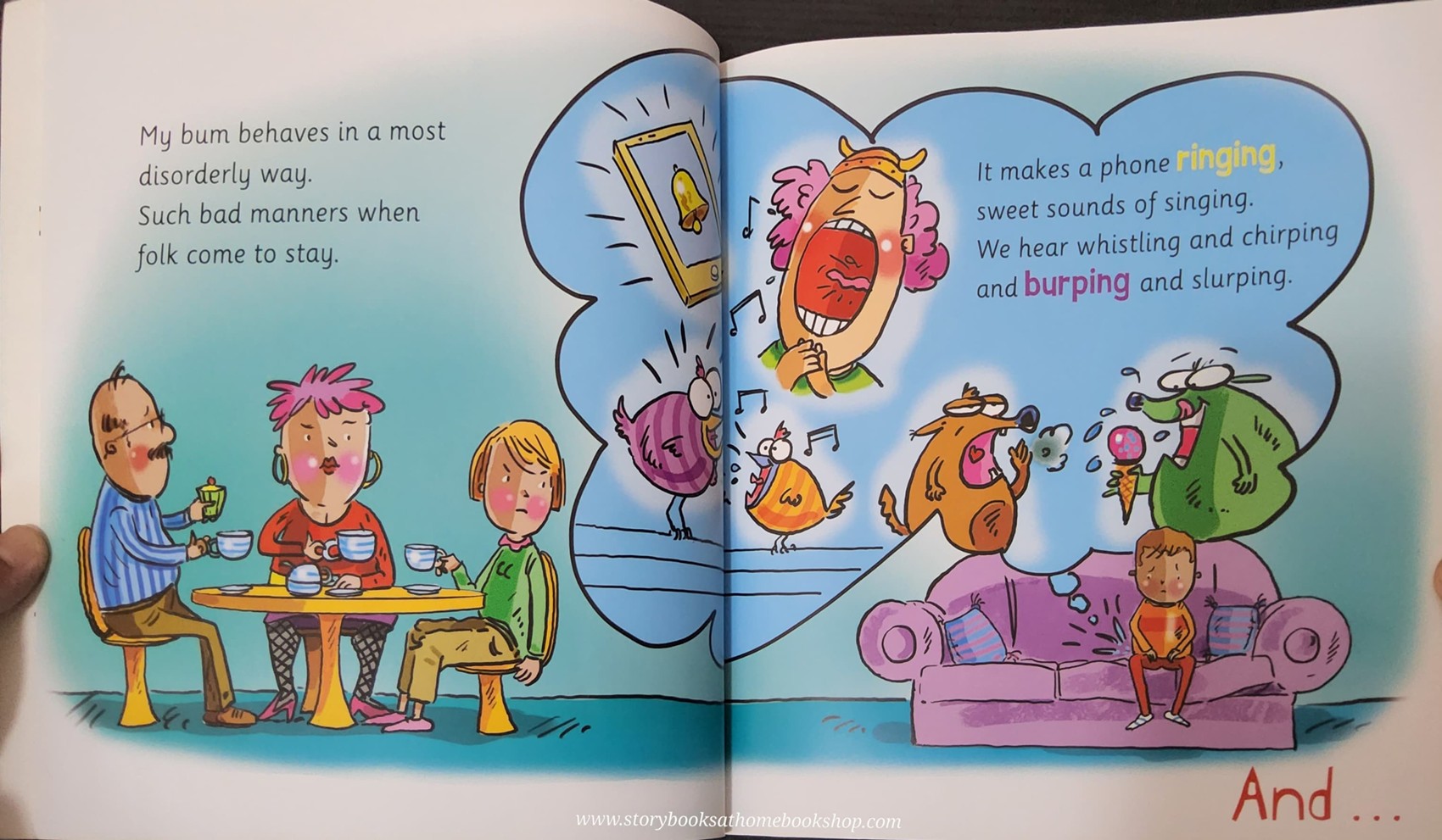 BEST SELLER **หนังสือนิทานปกอ่อน** 🍓🍓 MY BUM IS SO NOISY! BY DAWN KINNAIRD