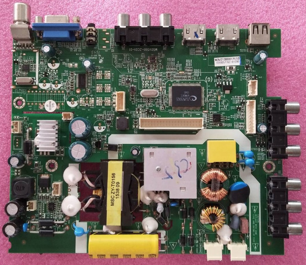 One Board HAIER (วันบอร์ด ไฮเออร์) อะไหล่แท้/ของถอด รุ่นLE32B8000*MS0V591-ZC01-01 เวอร์ชั่นใช้จอเบอร์LK315T3HB87