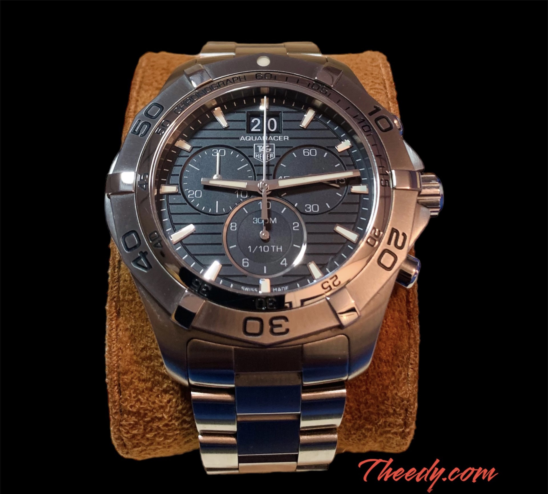 นาฬิกาข้อมือ ยี่ห้อ Tag Heuer รุ่น Aquaracer Chronograph ระบบ Quartz 43mm