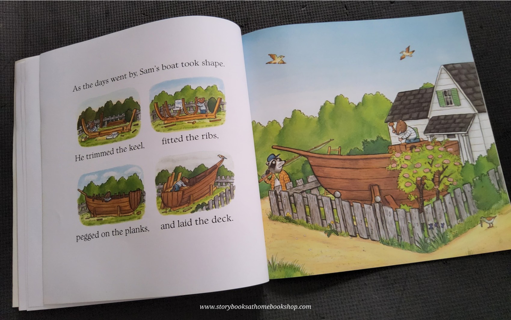 หนังสือนิทานปกอ่อน** 🍅🍅SAM WHO WENT TO SEA BY PHYLLIS ROOT AND AXEL SCHEFFLE