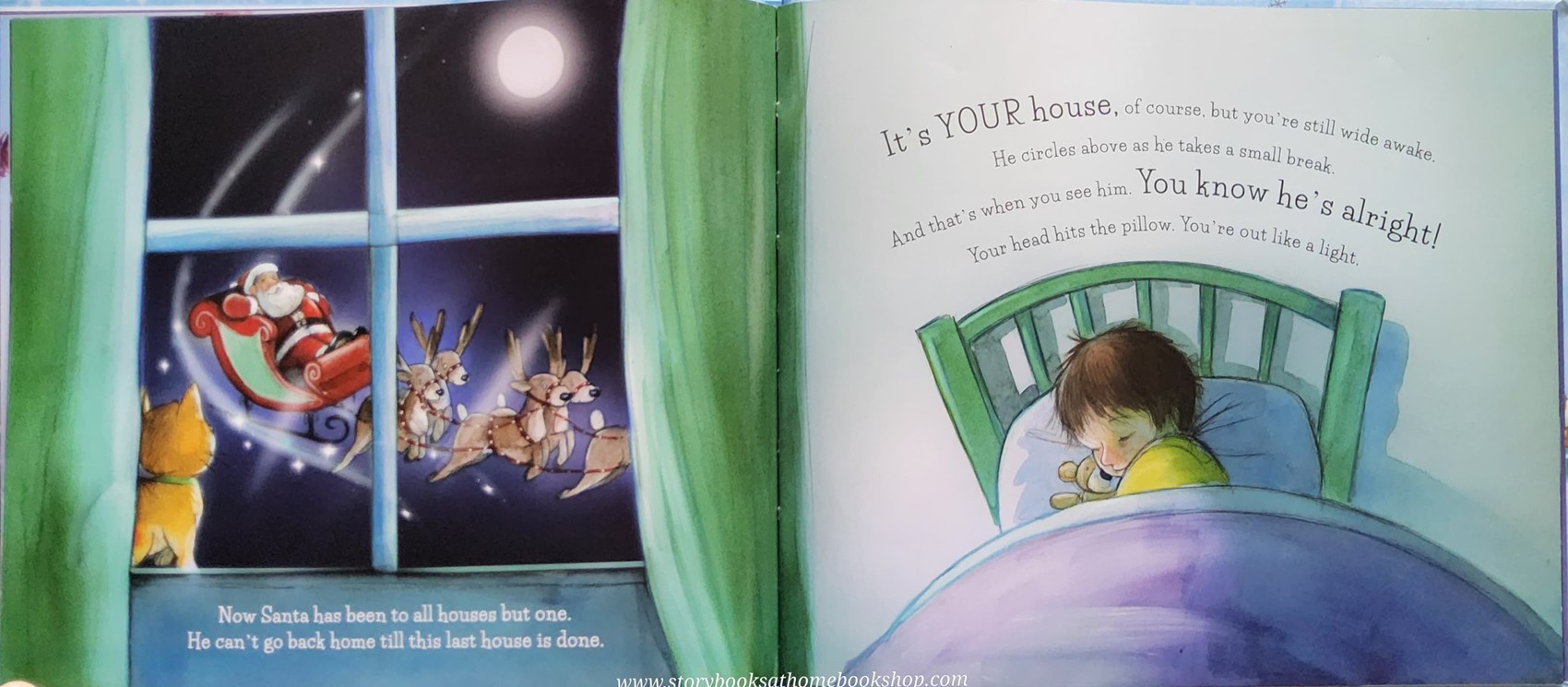 หนังสือนิทานปกแข็ง* 🍓🍓SANTA'S SLEIGH IS ON ITS WAY TO BELFAST