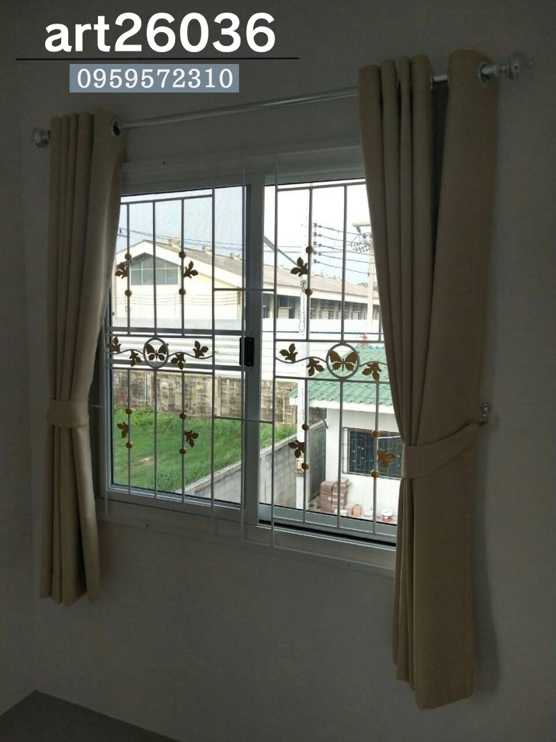 เหล็กดัดพร้อมมุ้งลวด ประตูและหน้าต่าง หลายๆแบบ