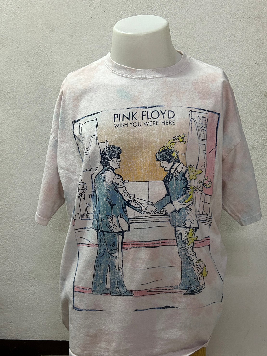 PINK FLOYD สภาพสวยAAA ป้ายปั๊มคอ ผลิตปี 2020 อก 23" ยาว 27" Made In Mexico 100% Cotton