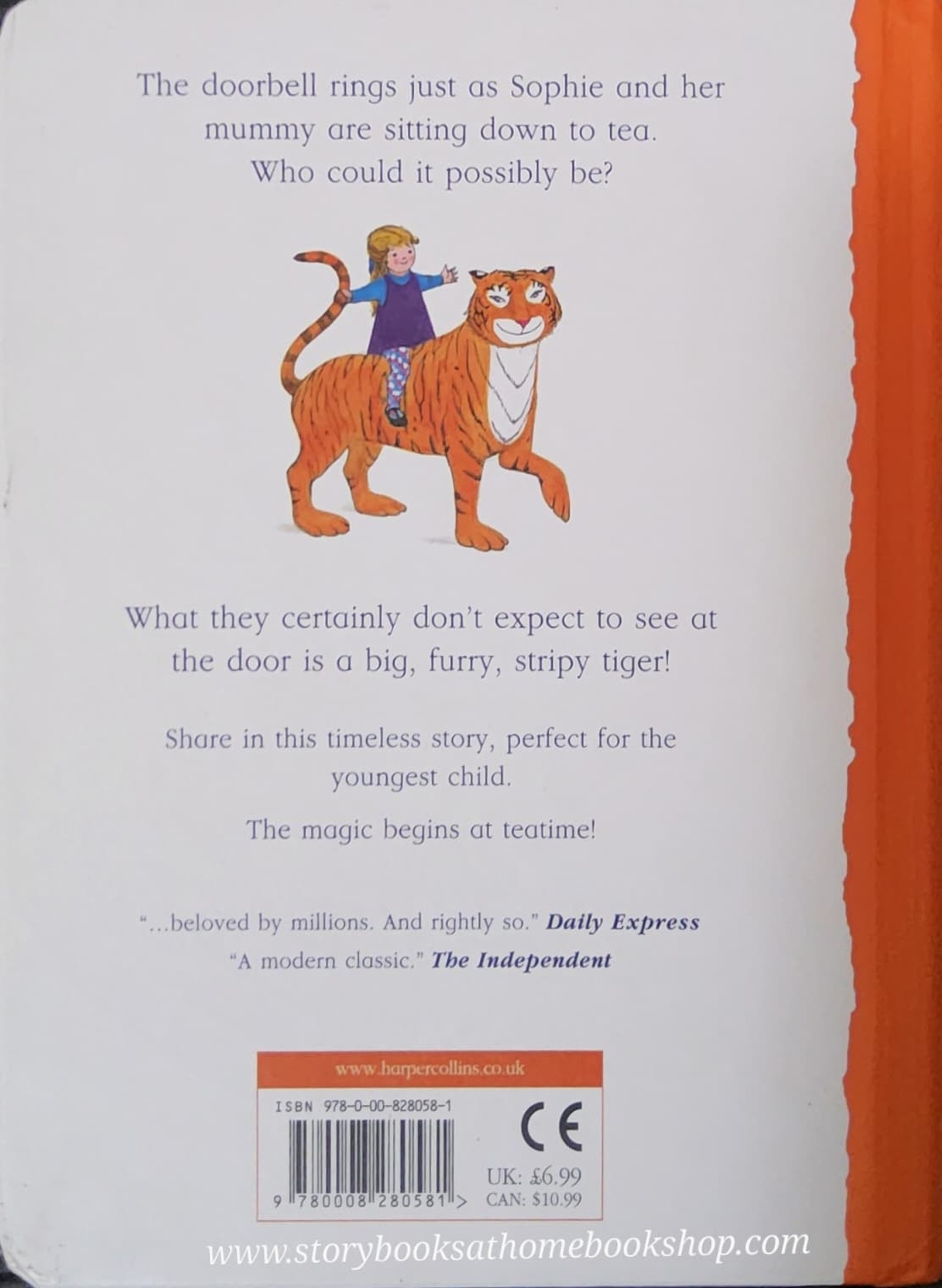 BOARD BOOK** 🍅🍅THE TIGER WHO CAME TO TEA BY JUDITH KERR