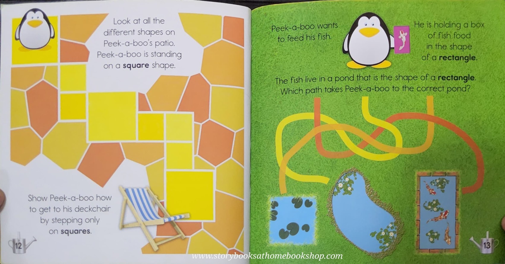 หนังสือนิทานปกอ่อน ** 🍅🍓PEEK-A-BOO PENGUIN COLOURS AND SHAPS🍅🍅