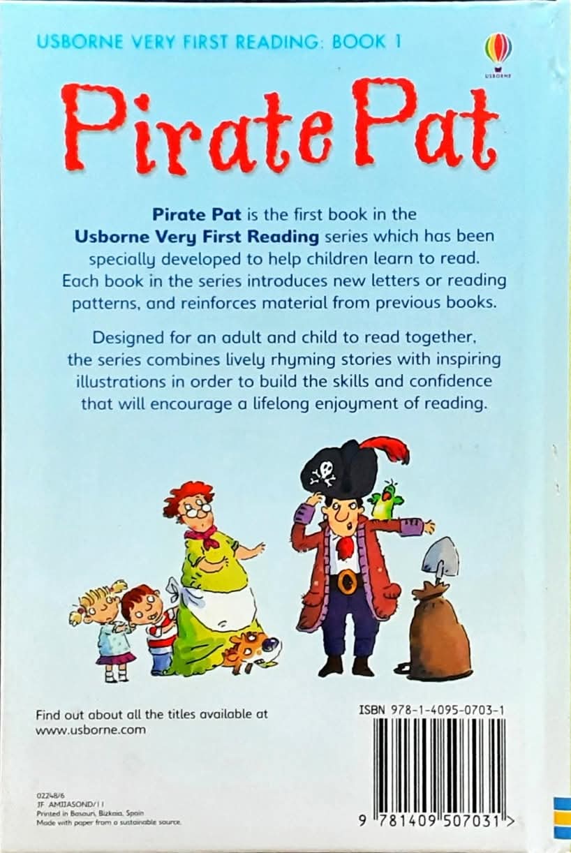 หนังสือนิทานปกแข็ง** 🍅🍓USBORNE VERY FIRST READING BOOK1:Pirate Pat