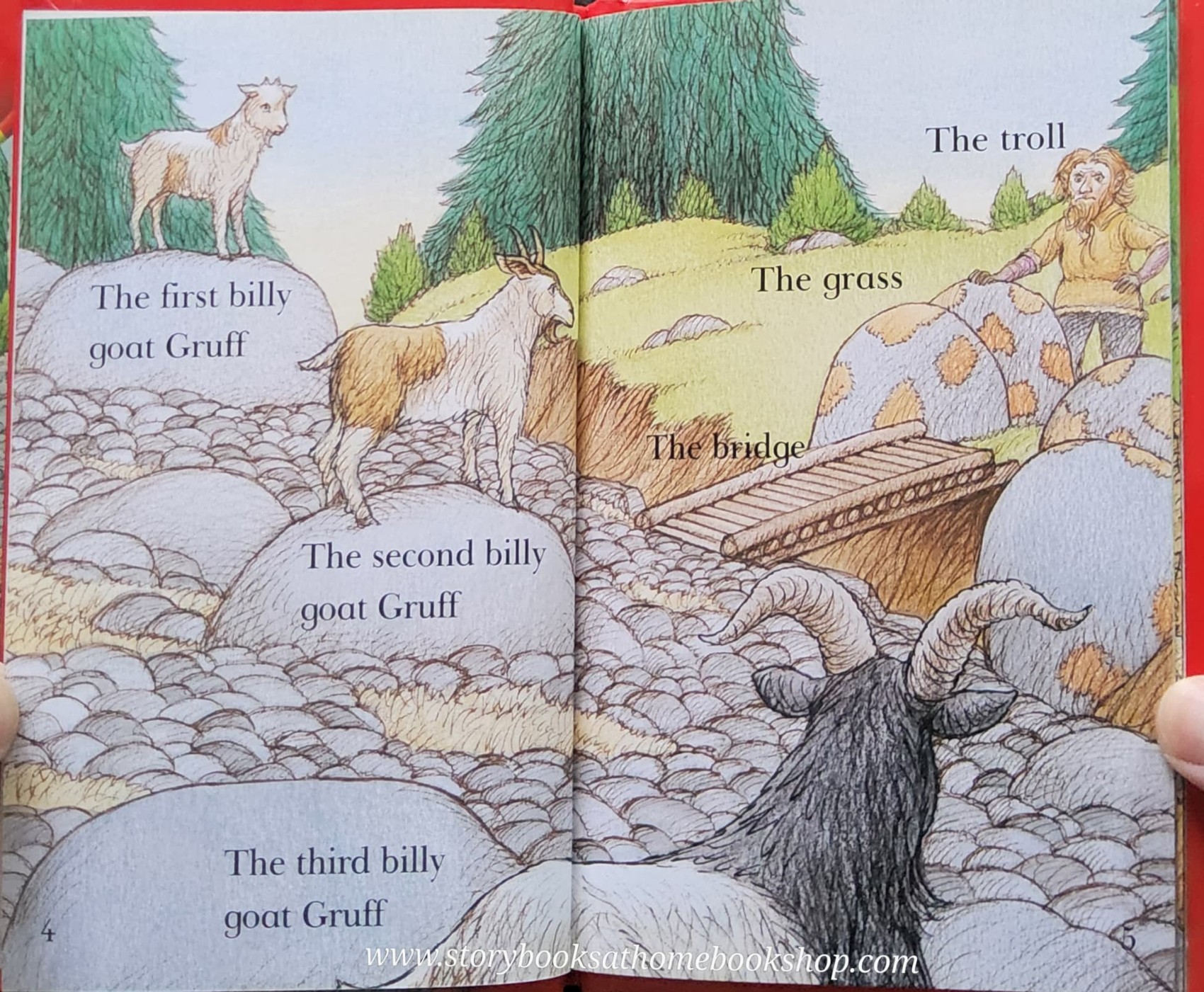 หนังสือนิทานปกแข็ง** 🍅🍅READ IT YOURSELF LEVEL1: THE THREE BILLY GOATS GRUFF