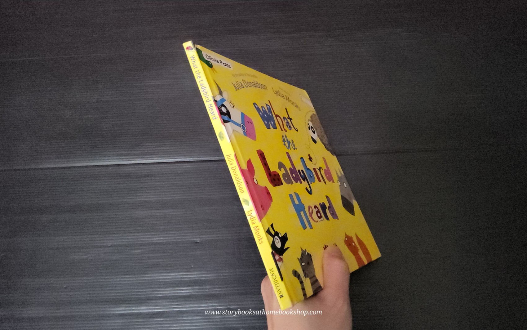 หนังสือนิทานปกแข็ง ** 🍅🍓WHAT THE LADYBIRD HEARD BY JULIA DONALDSON.LYDIA MONKS