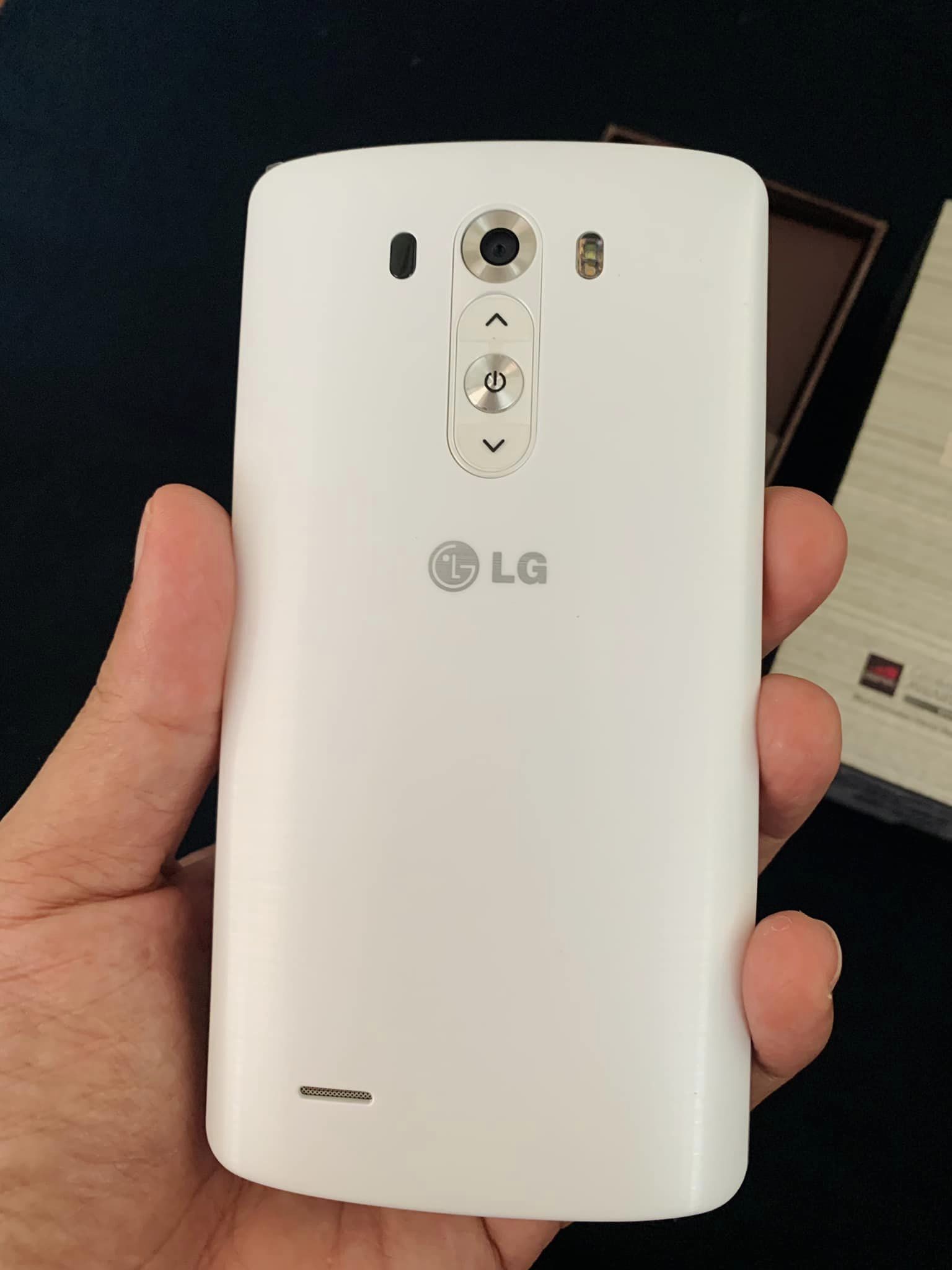 LG G3 ilky White Unlocked Smart Phone ใหม่