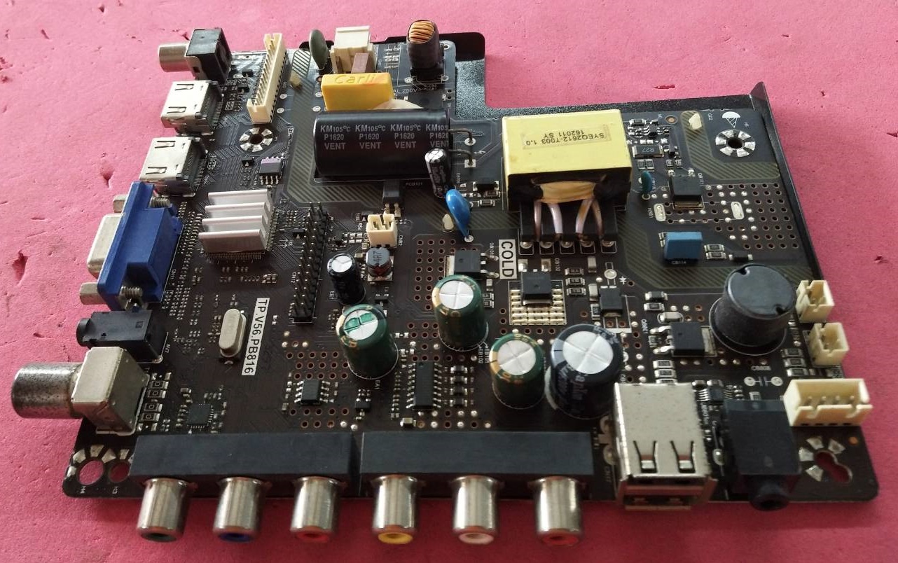 Main Board ALTRON ( อัลทรอน) อะไหล่แท้ถอดจากเครื่อง รุ่น ALTV-3203 TP.V56.PB816 เบอร์จอST3151A04-9