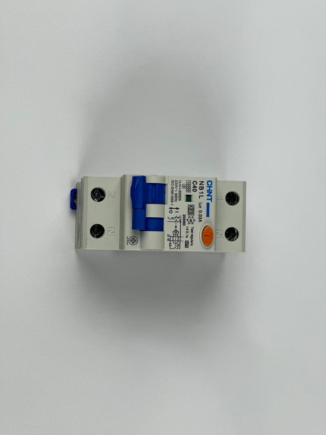 เบรกเกอร์กันดูด เบรกเกอร์กันไฟดูด เบรกเกอร์กันไฟรั่ว กันดูด RCBO Type A NB1L 1P+N C40 40A , 30mA (10KA)