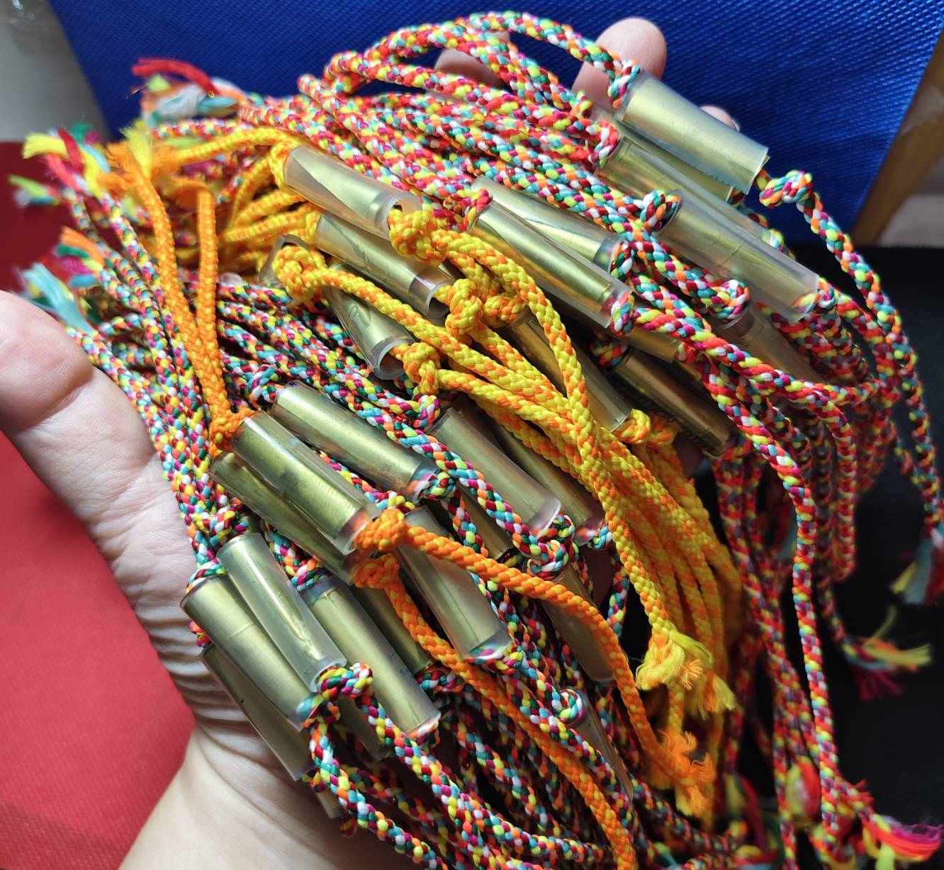 ตะกรุดข้อมือ กันผี กันเขี้ยว (จารมือ) หลวงปู่สิงห์โต สำนักสงฆ์ป่าทรงธรรม จ.อุบลราชธานี