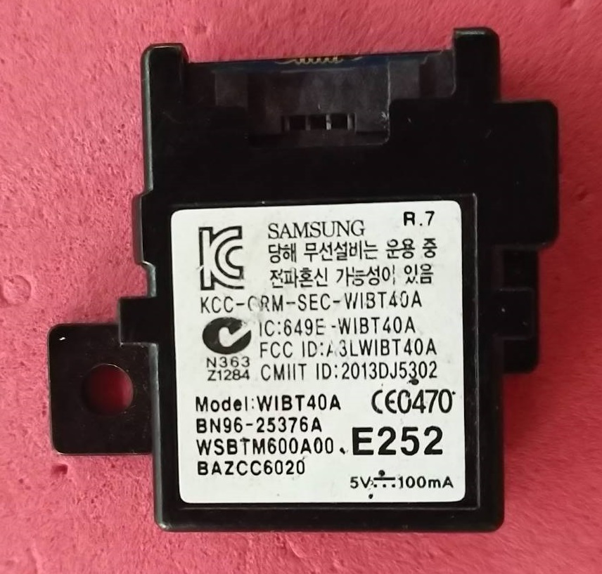 ตัวรับสัญญาณ WI-FI SAMSUNG ซัมซุง ของแท้ถอดจากเครื่อง พาร์ท BN96-25376A