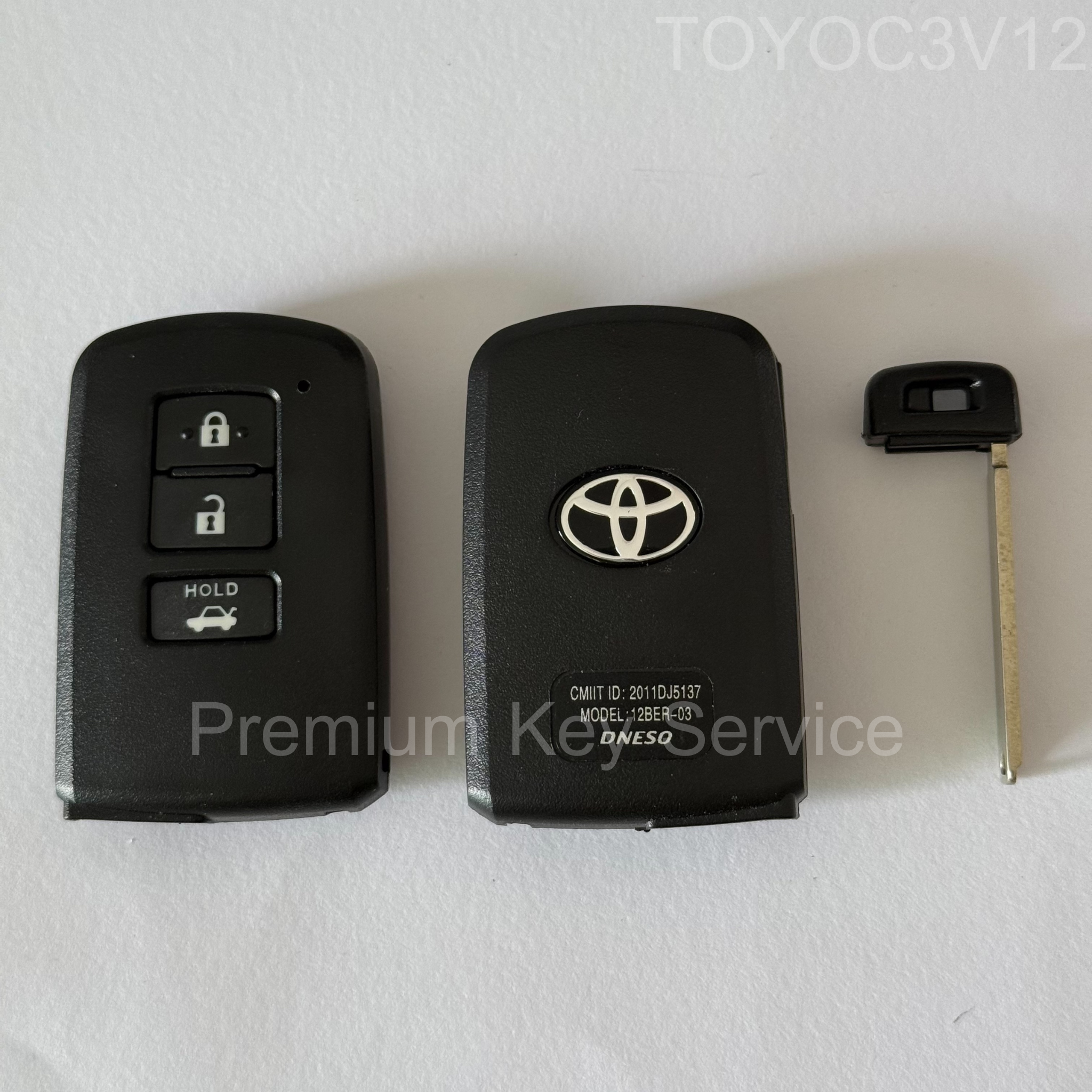 กรอบรีโมต Toyota Smart Key 3 ปุ่ม สามารถใส่ได้ทั้งวงจรและ XM38