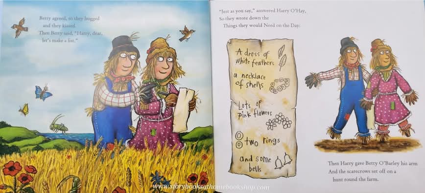 หนังสือนิทานปกแข็ง** 🍅🍅THE SCARECROWS' WEDDING BY JULIA DONALSON.AXEL SCHEFFLER