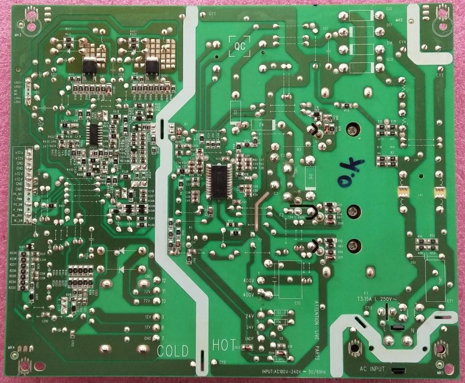 ซัพพลายทีวี TOSHIBA (โตชิบา) ของแท้มือสองถอดจากเครื่อง ใช้กับรุ่น 49U4750VT พาร์ท L5L01U