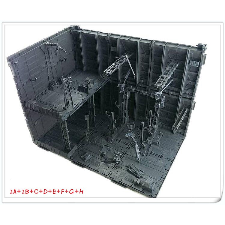 CG Machine Nest Gundam Gunpla โรงเก็บกันดั้ม ฐานกันดั้ม กันพลา SET 3 (2A2BCDEFGH)