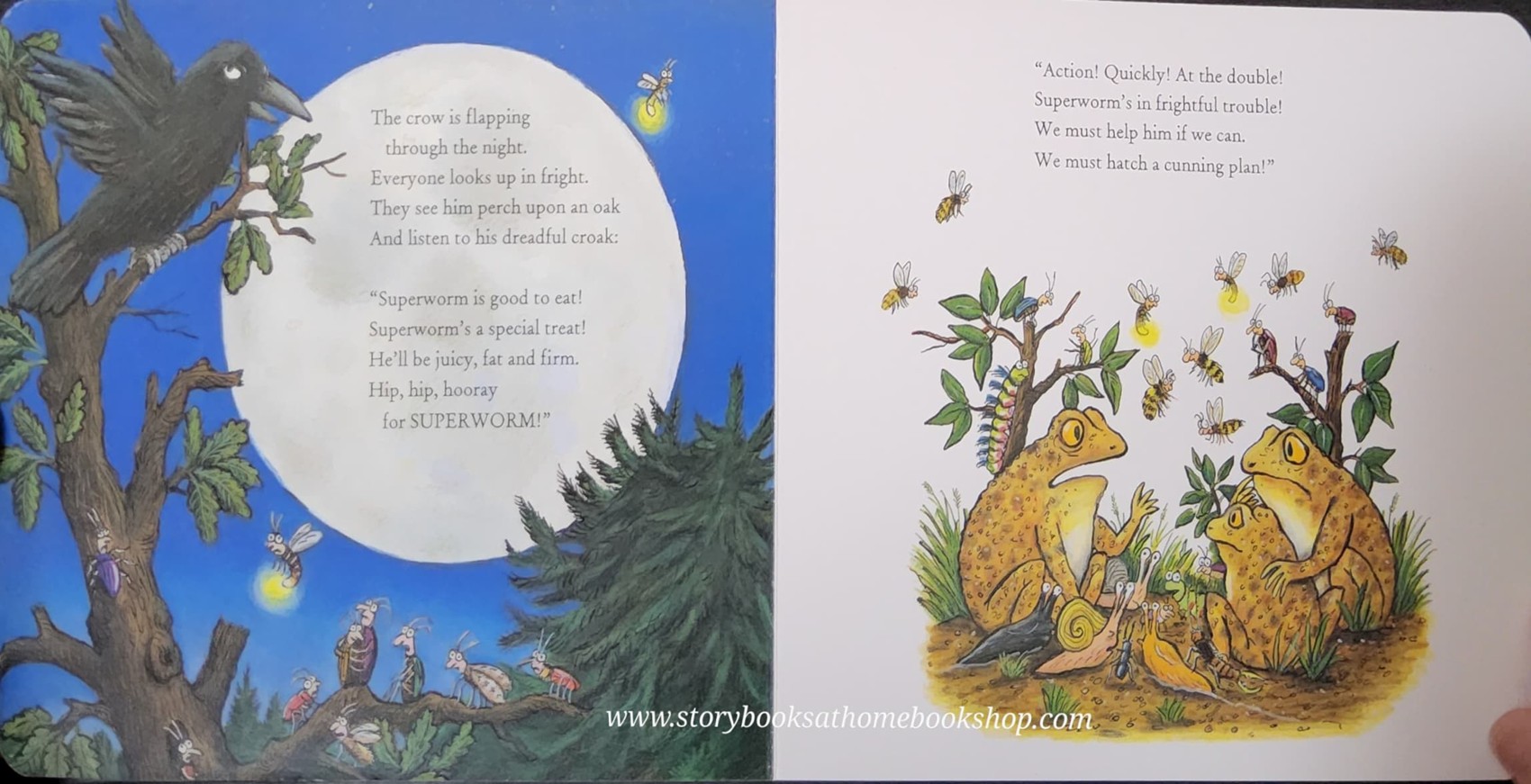 BOARD BOOK ** 🍅🍅SUPERWORM BY JULIA DONALDSON.AXEL SHEFFLER