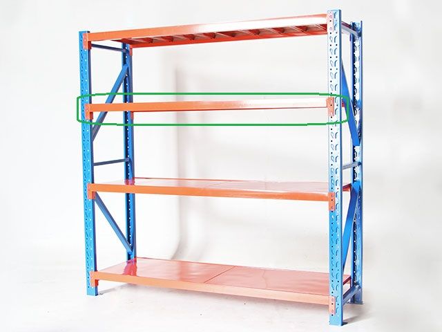 Spare Part Shelf อะไหล่ ชั้นวางของในโรงงาน TRB200PLUS สีส้ม น้ำเงิน 12x193x5cm TRB