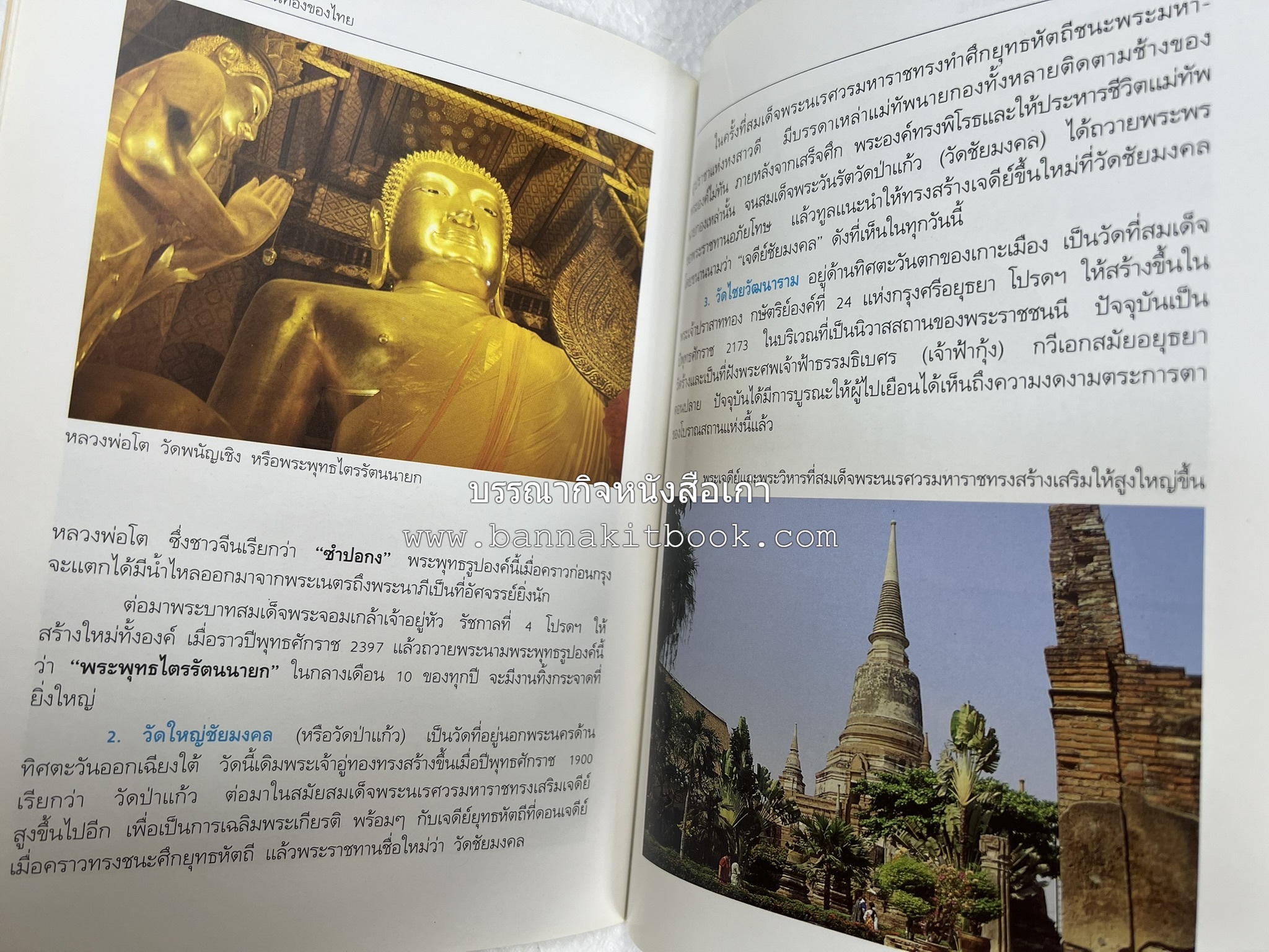 พระนครศรีอยุธยา สารคดีชุดถิ่นทองของไทย โดย : สมัย สุทธิธรรม.