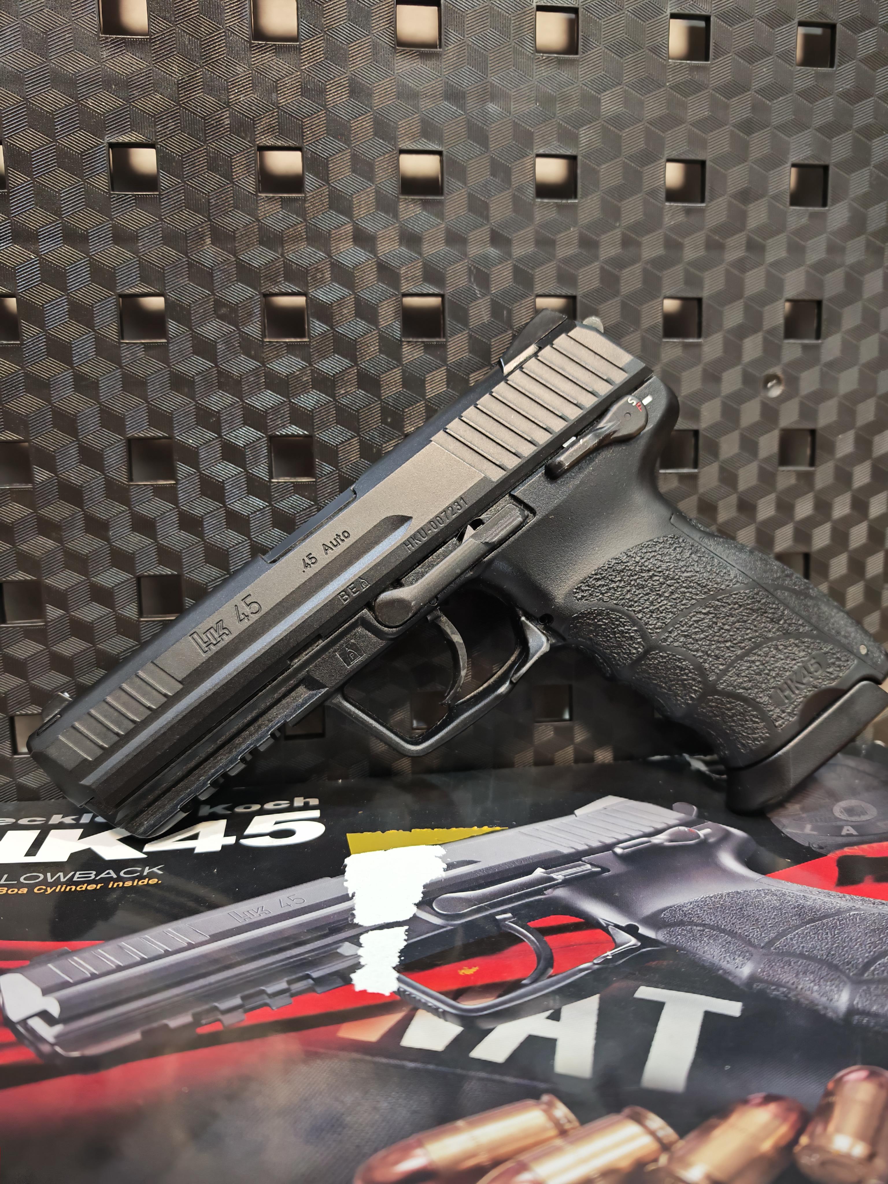 Tokyo Marui Heckler&Koch HK45 GBB BB Gun บีบีกัน แบบแก๊ส ปืนอัดลม มือสอง Airsoft Gun