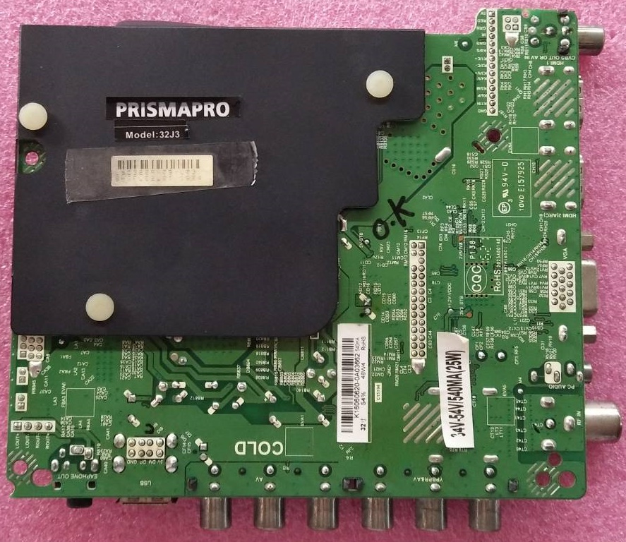 เมนบอร์ดทีวี พิสม่าโปร PRISMAPRO ของแท้มือสองถอดจากเครื่อง ใช้กับรุ่น32J3 พาร์ท TP.VST59S.PB816 เบอร์จอ LSC320AN09-L03