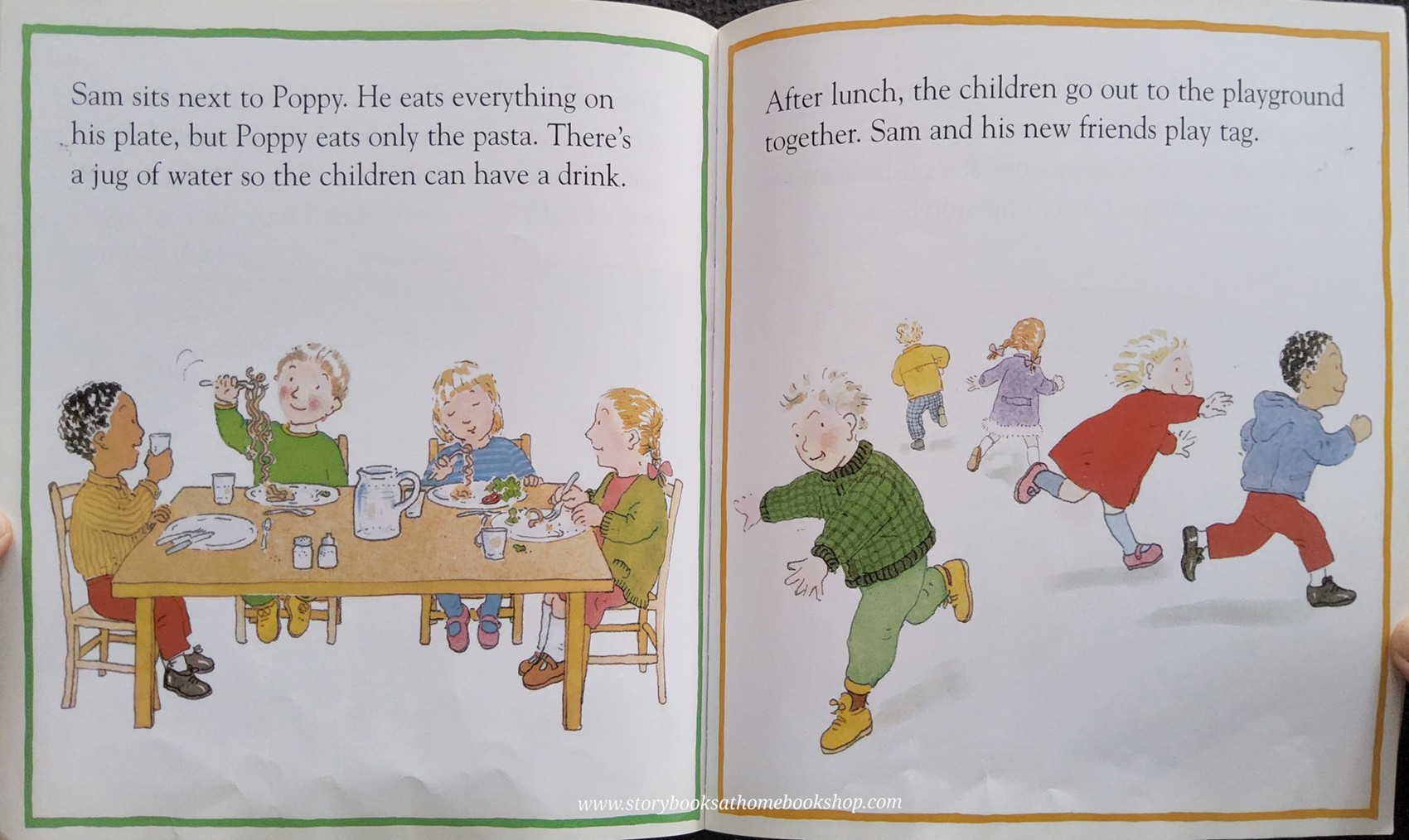 หนังสือนิทานปกอ่อน** 🍅🍓FIRST EXPERIENCES: SAM STARTS SCHOOL