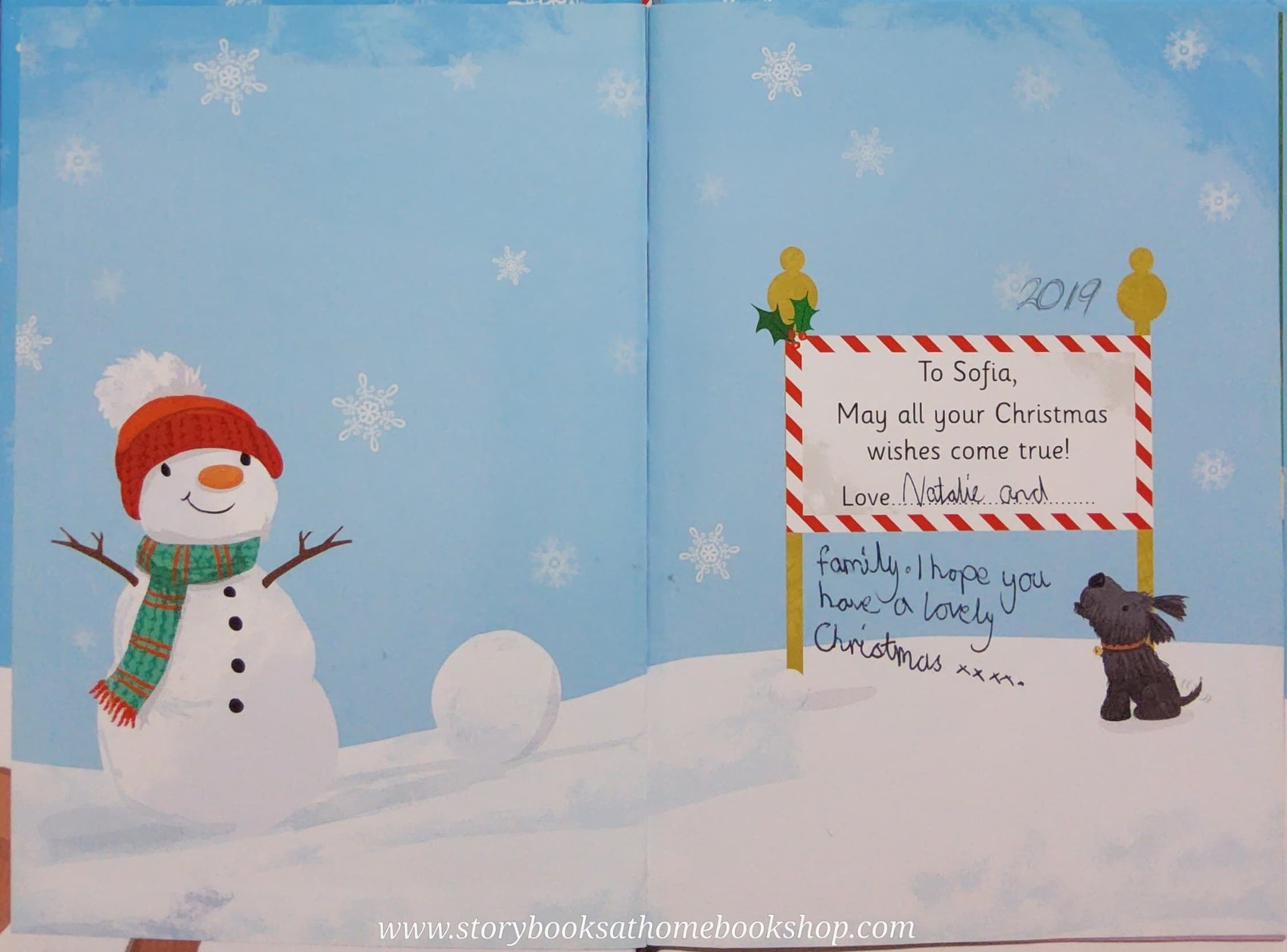 หนังสือนิทานปกแข็ง ** ♥️SOFIA'S CHRISTMAS WISH ♥️