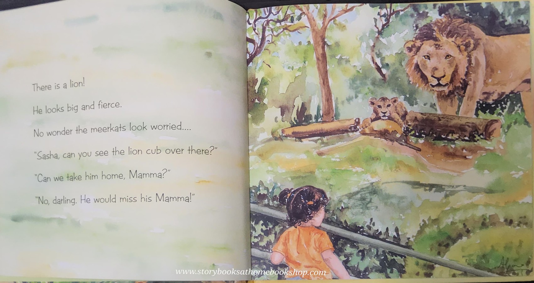 หนังสือนิทานปกแข็ง** 🍓🍓SASHA VISITS THE ZOO