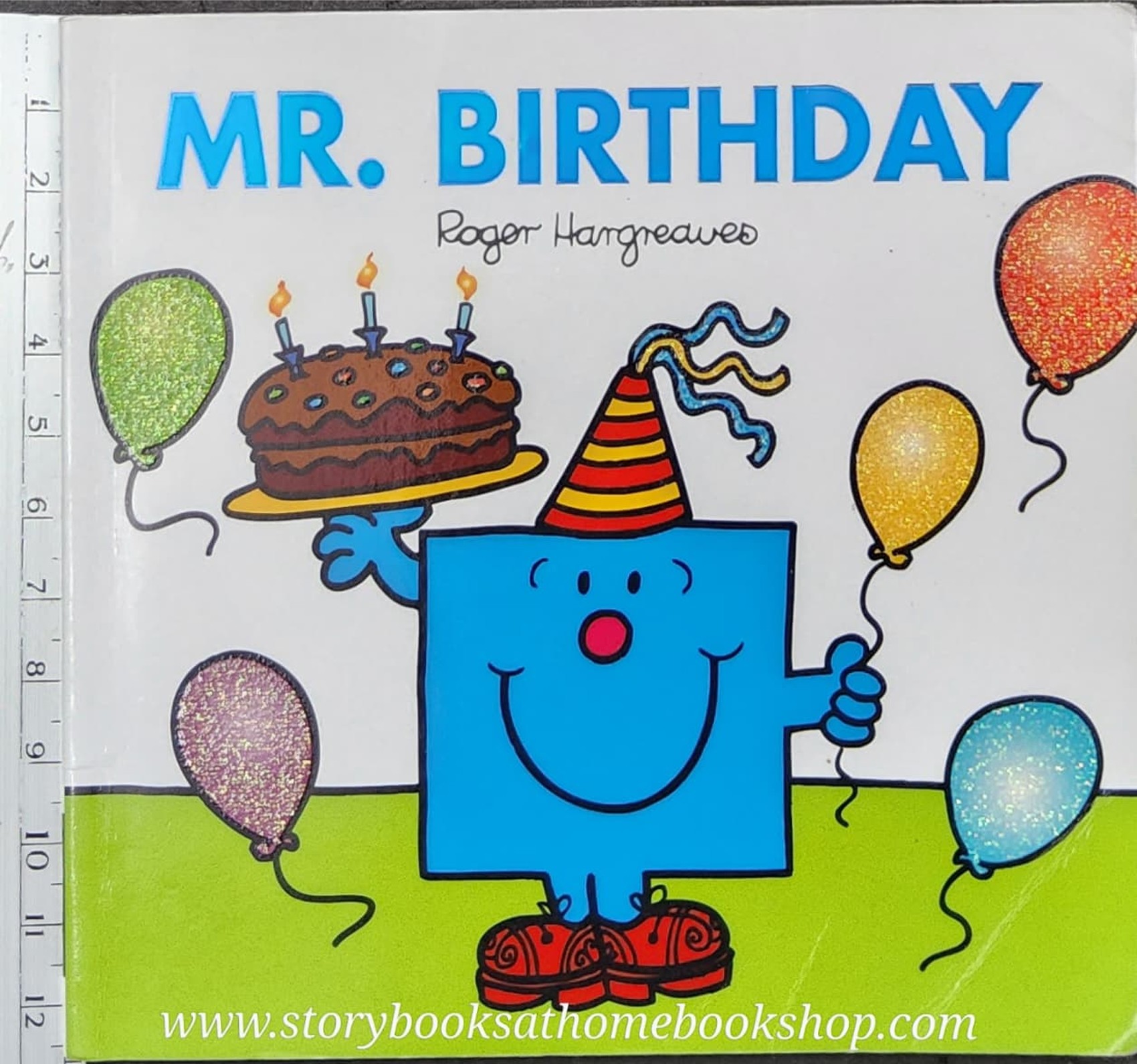 หนังสือ Bestseller Small book** **หนังสือนิทานปกอ่อน** 👉LITTLE MISS&MR.MEN👍 🍅🍅MR.BIRTHDAY by Roger Hargreaues ปกกริทเตอร์