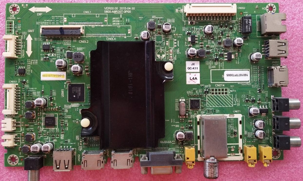 เมนบอร์ดทีวี SKYWORTH สกายเวิร์ท รุ่น50E6000 พาร์ท5800-A8R35T-0P00 เวอร์ชั่นทีบาร์ V500DJ6-QE1