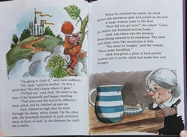 หนังสือนิทานปกแข็ง** 🍅🍓JACK AND THE BEANSTALK