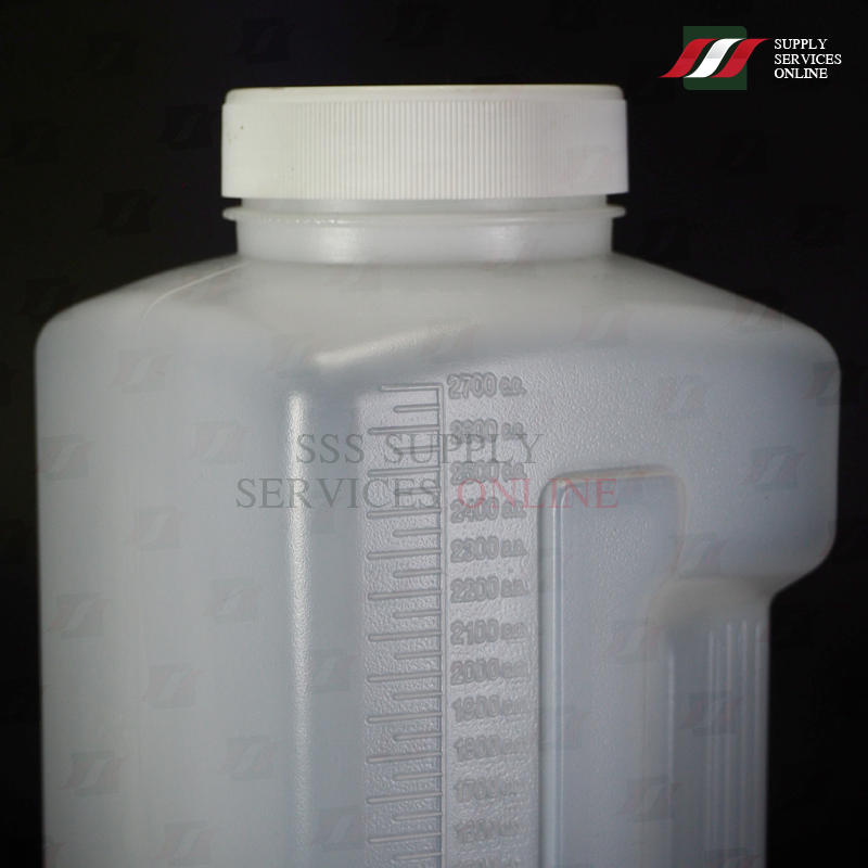 กระบอกเก็บปัสสาวะ 24 ชั่วโมง Urine Contriner 24hr. ขนาดบรรจุ 2.7 ลิตร