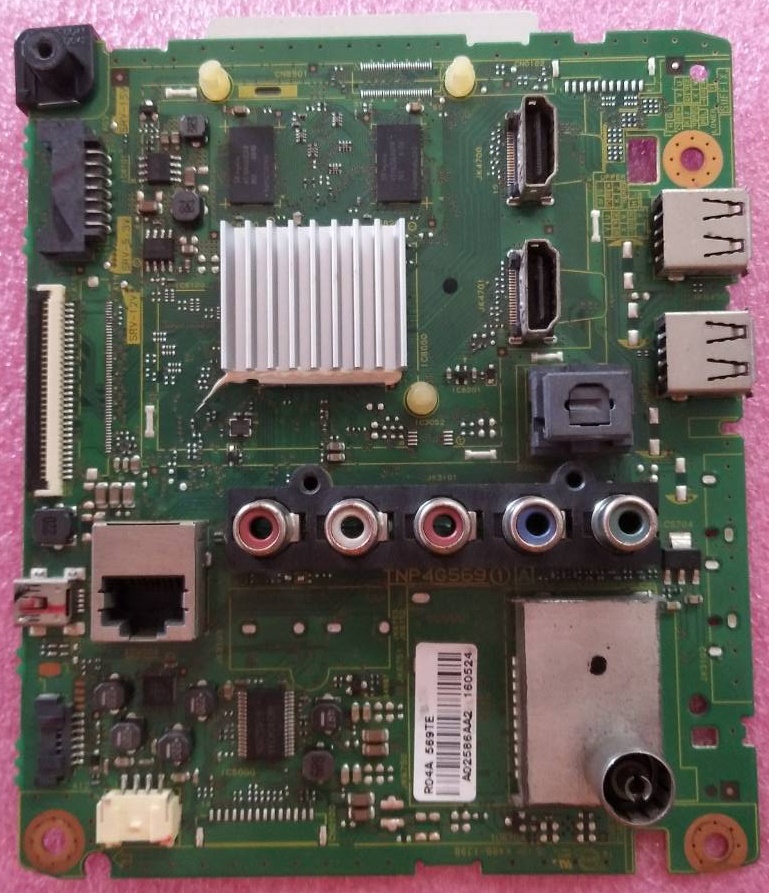 เมนบอร์ดทีวีพานาโซนิค Panasonic ของแท้มือสองถอแดจากเครื่อง ใช้กับรุ่น TH-32DS500T พาร์ทบอร์ด TNP4G569