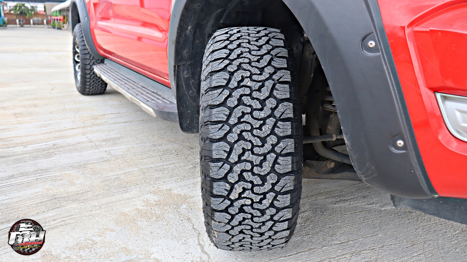 FORD RANGER เปลี่ยนยาง DCENTI ALL Terrain A/T 265/65R17 112T
