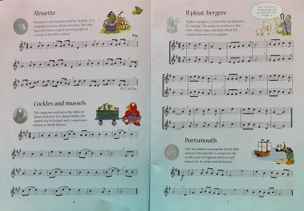 Knowledge Book ð
ðUSBORNE EASY RECORDER TUNES